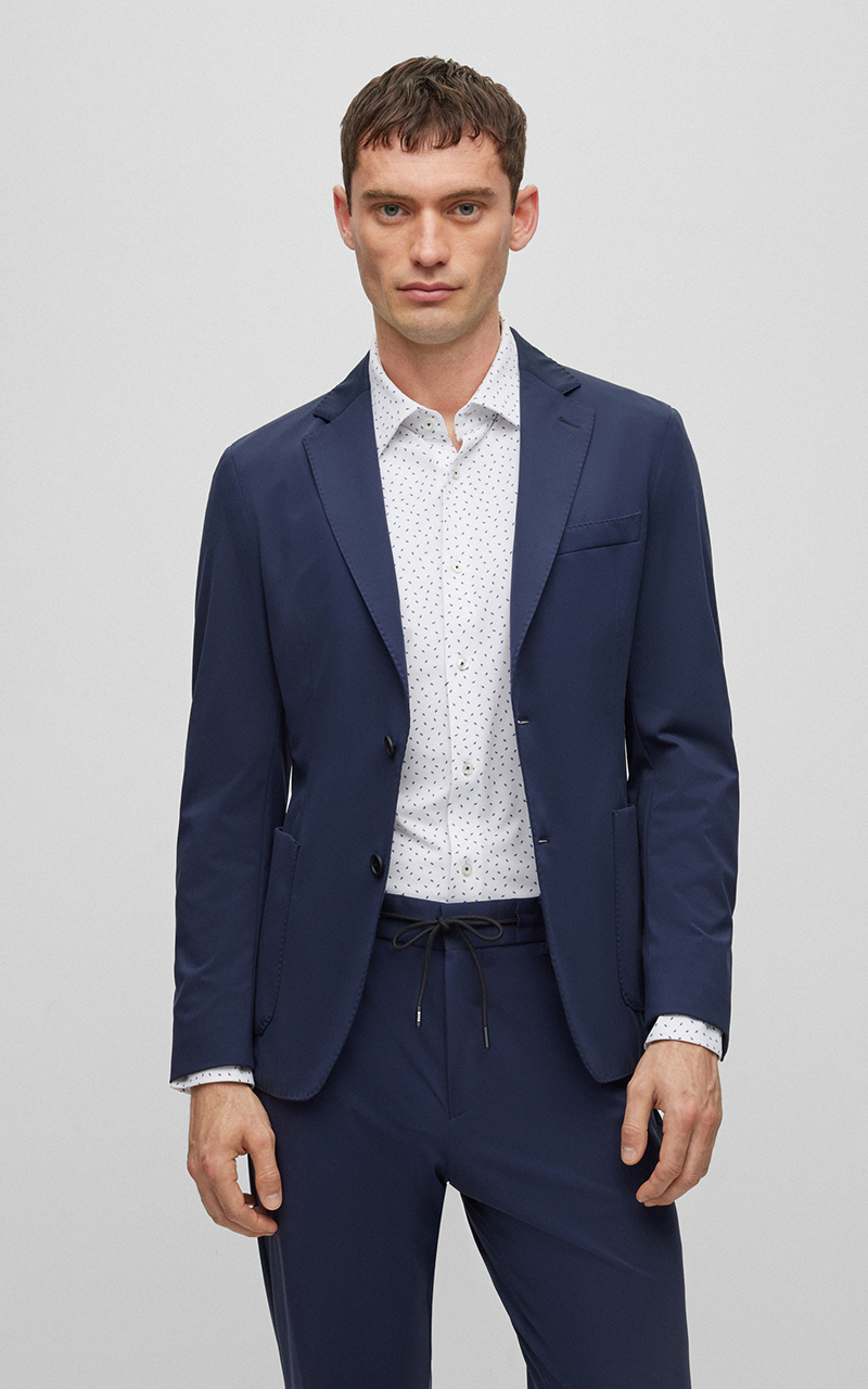 BOSS Slim Fit Nylon Stretch Jacket P-Hanry