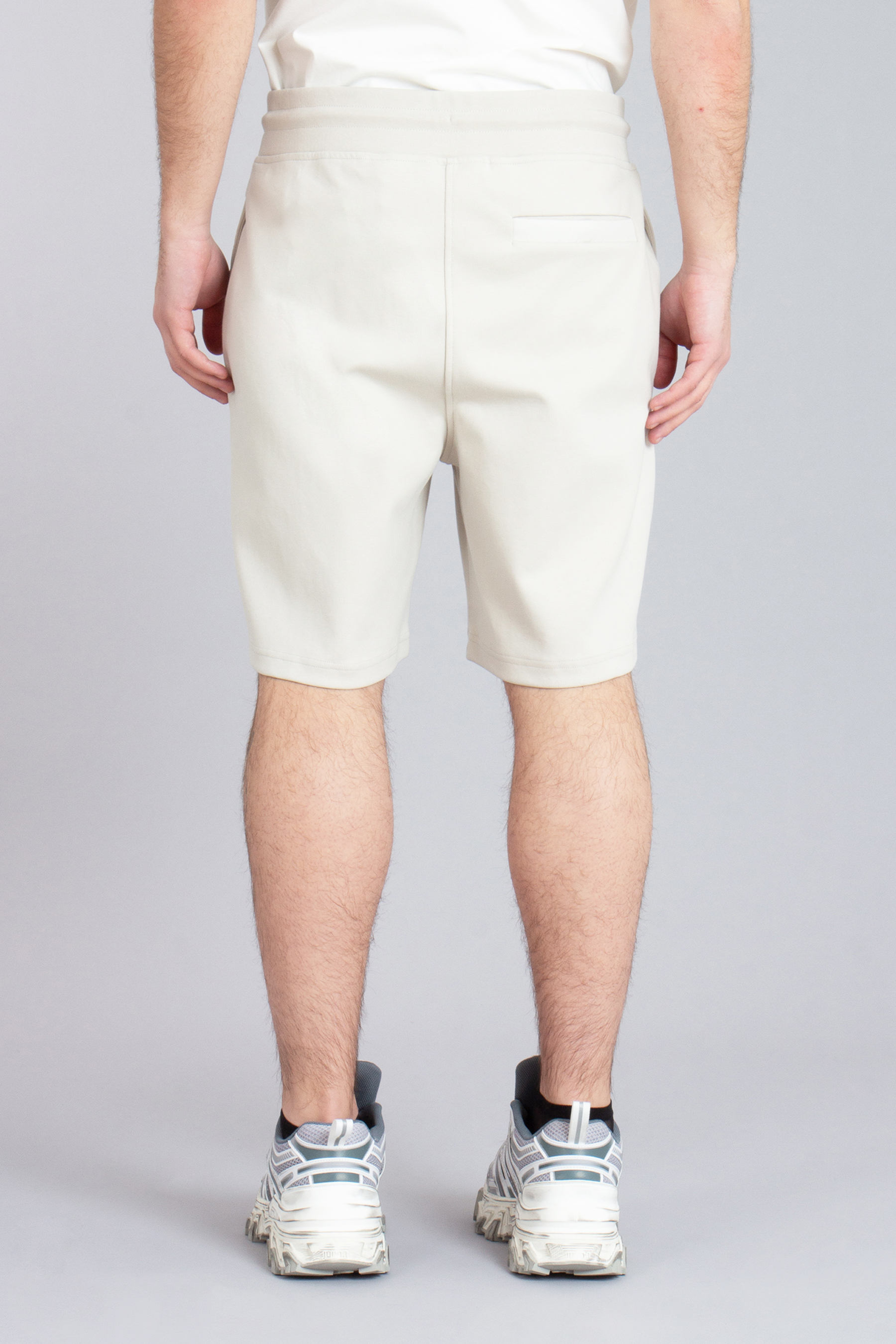 BELSTAFF Cotton Fleece Sweatshorts Alloy