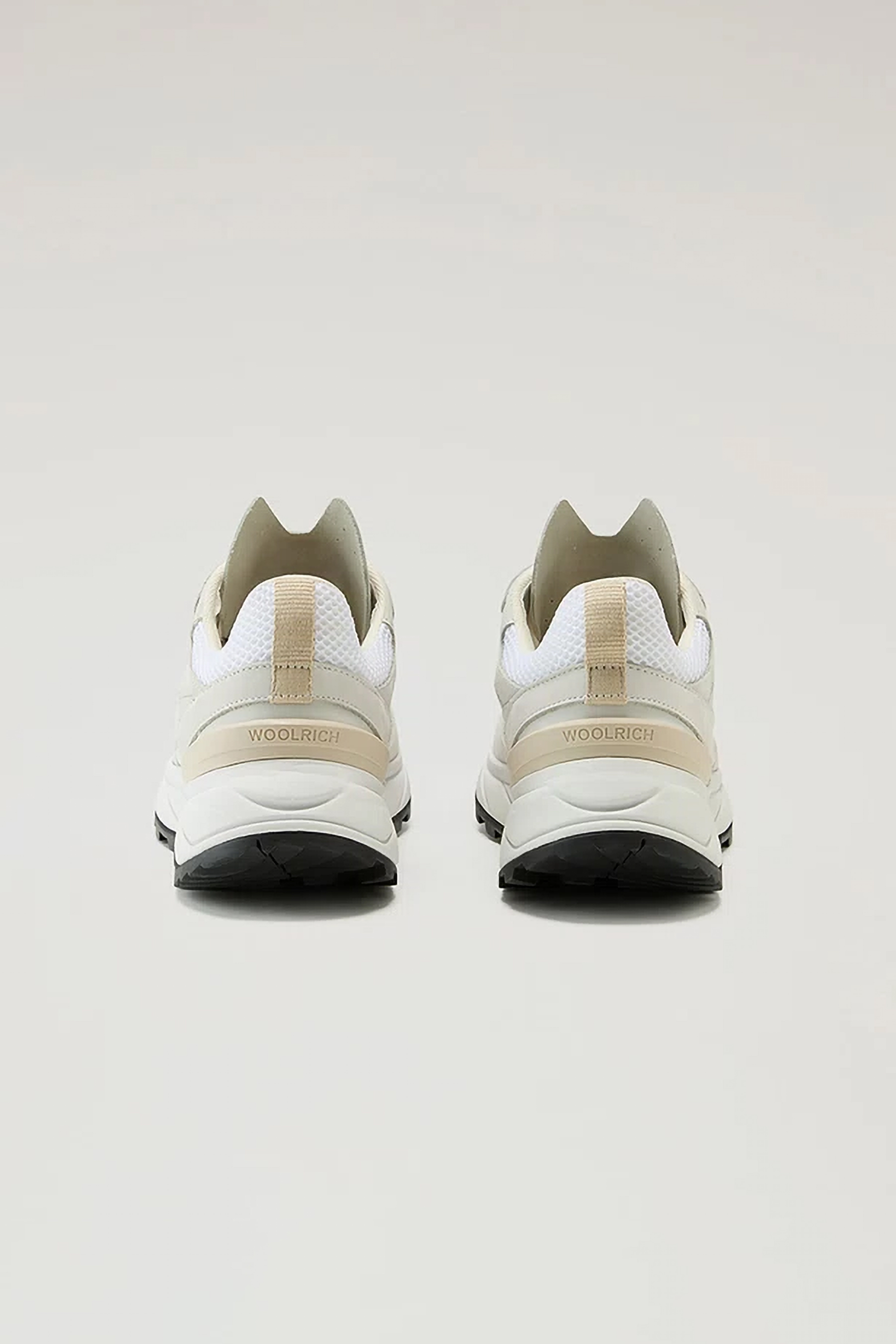 WOOLRICH Nubuk Leather & Ripstop Running Sneakers