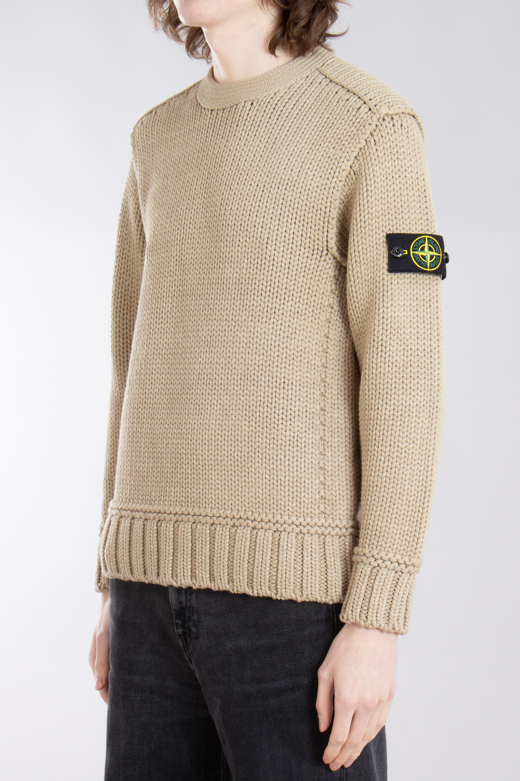 STONE ISLAND Chain Stitch Viscose-Nylon Sweater