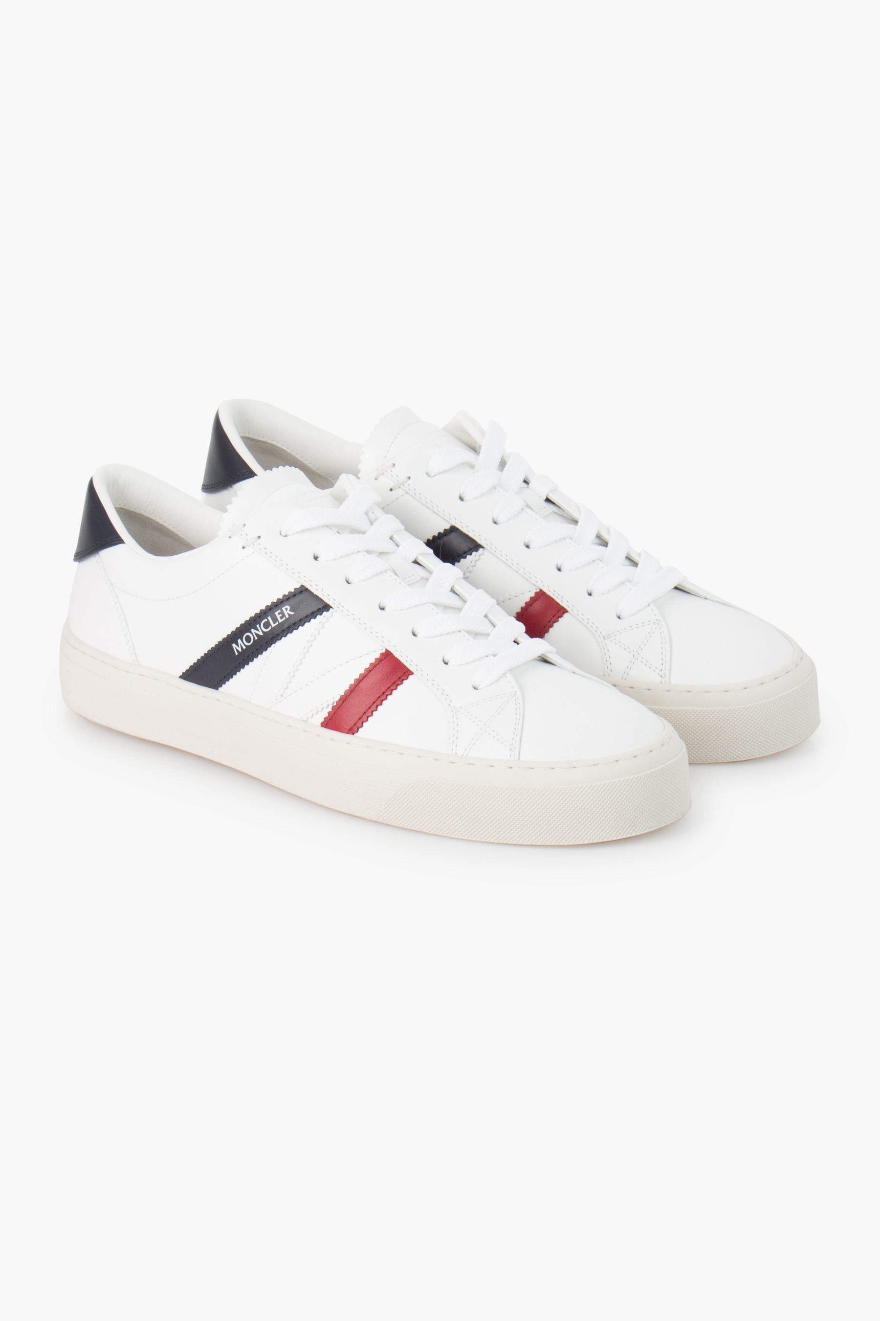 MONCLER Leather Sneakers Monaco2