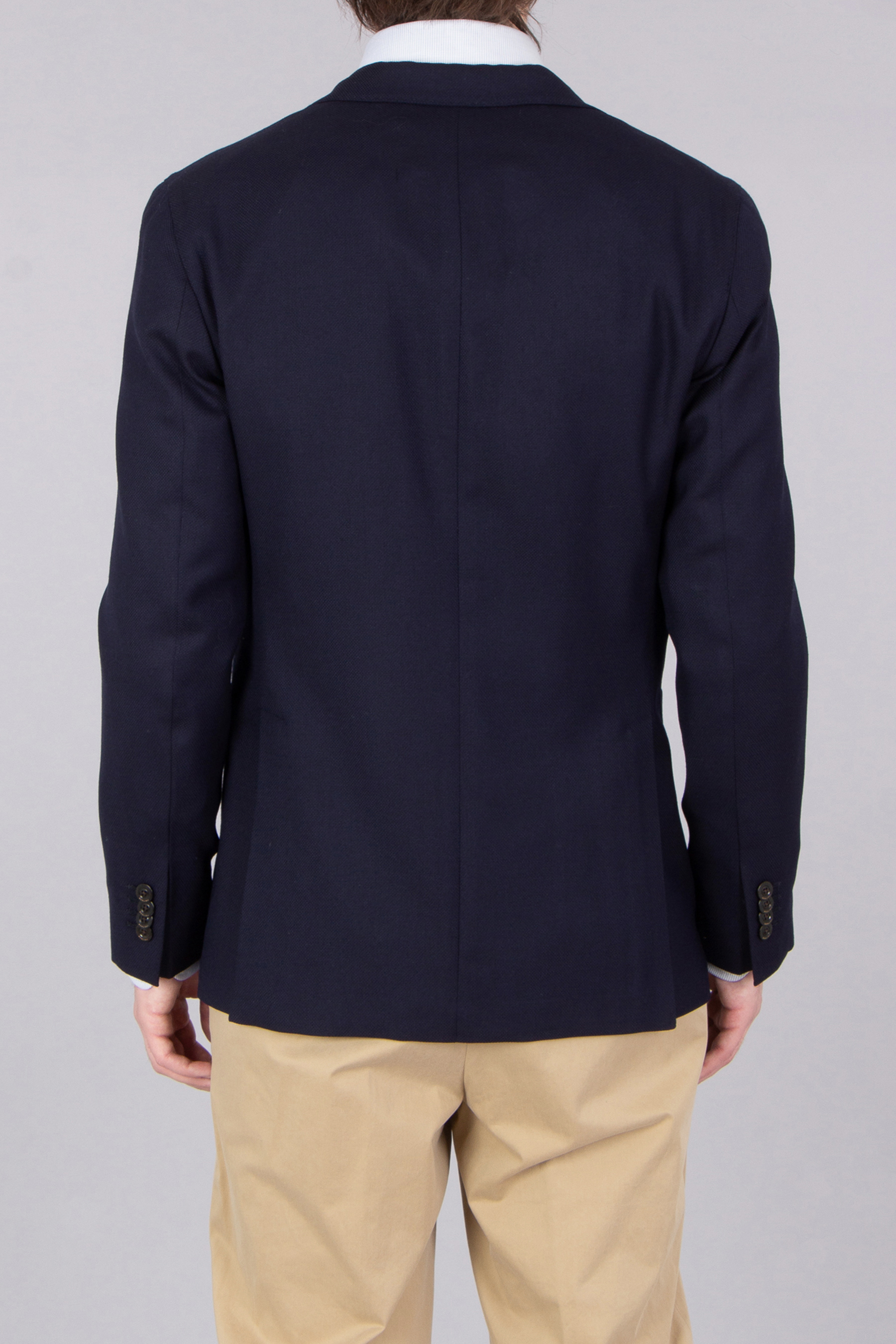 BOGLIOLI Regular Fit Virgin Wool Piqué K-Jacket