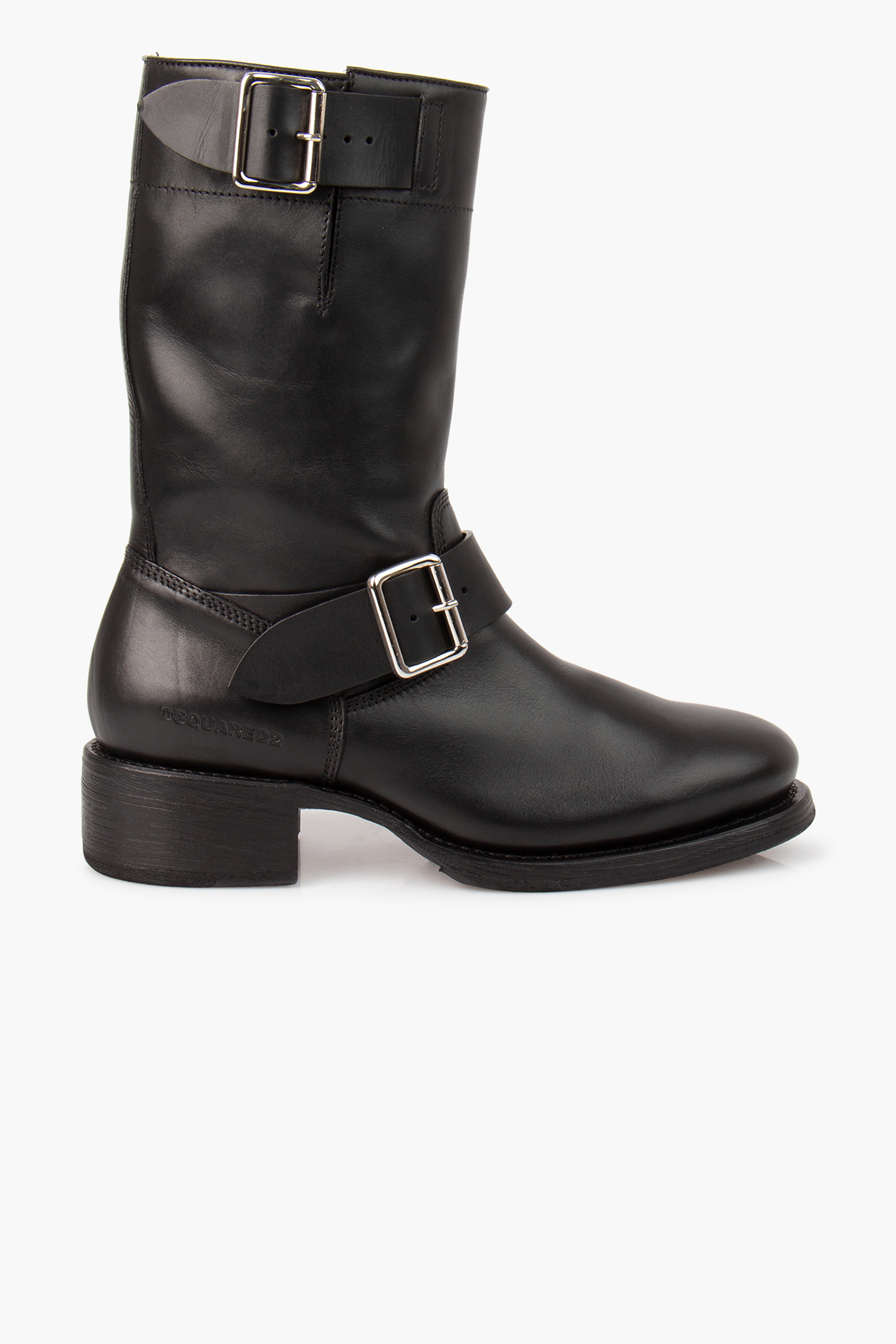 DSQUARED2 Leather Biker Boots Harley