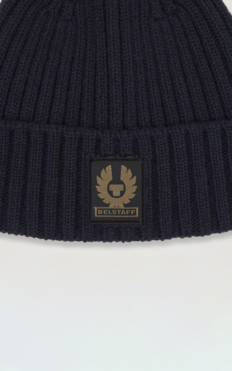 BELSTAFF Wool Beanie Hat Watch 