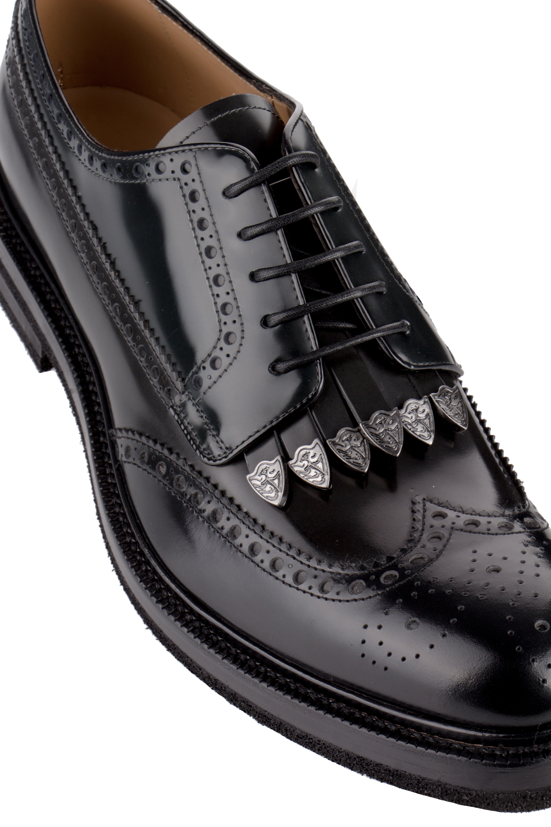 EMPORIO ARMANI Laced Derby Shoes with Metal Details