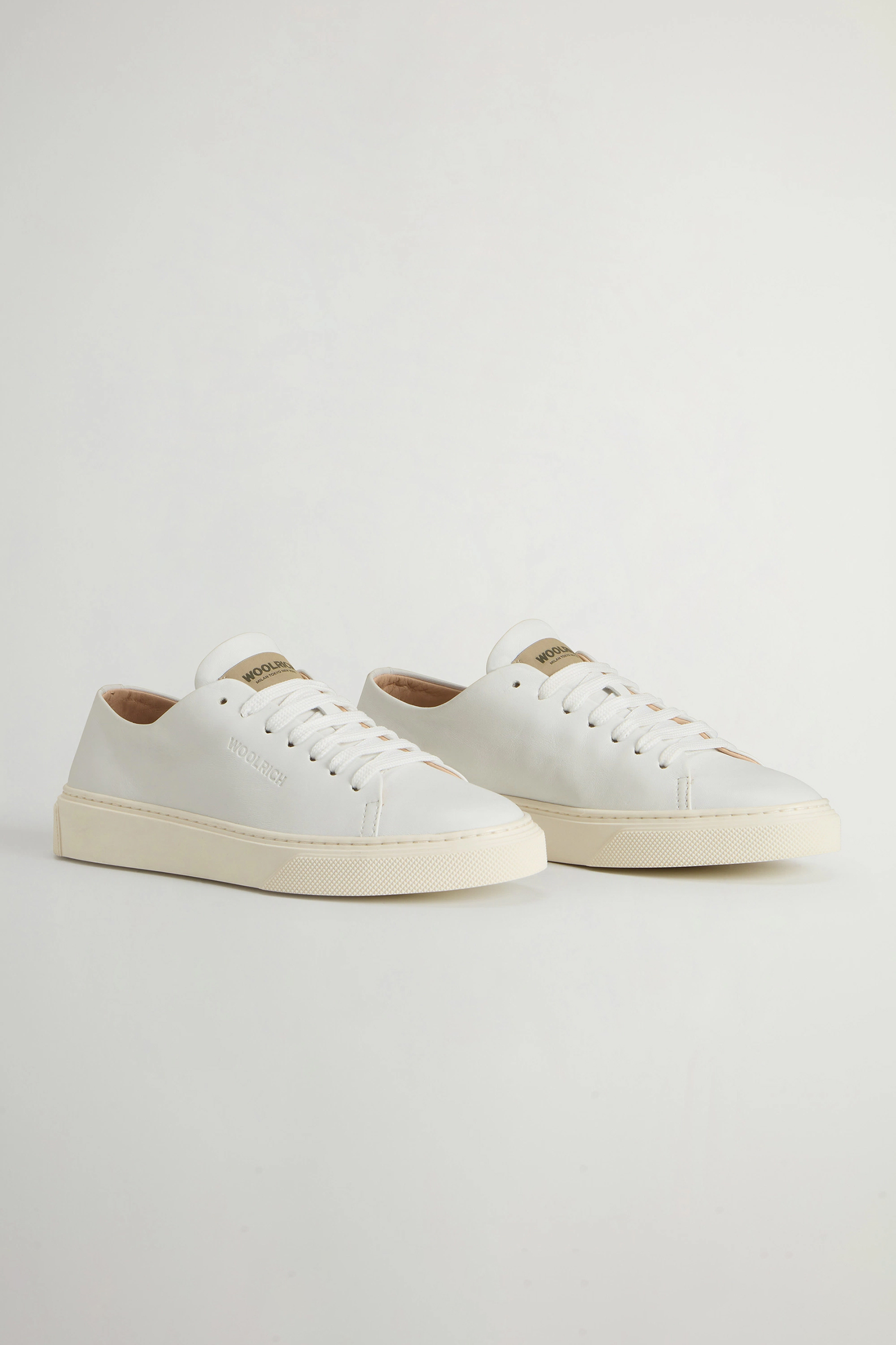 WOOLRICH Leather Sneakers Cloud Court