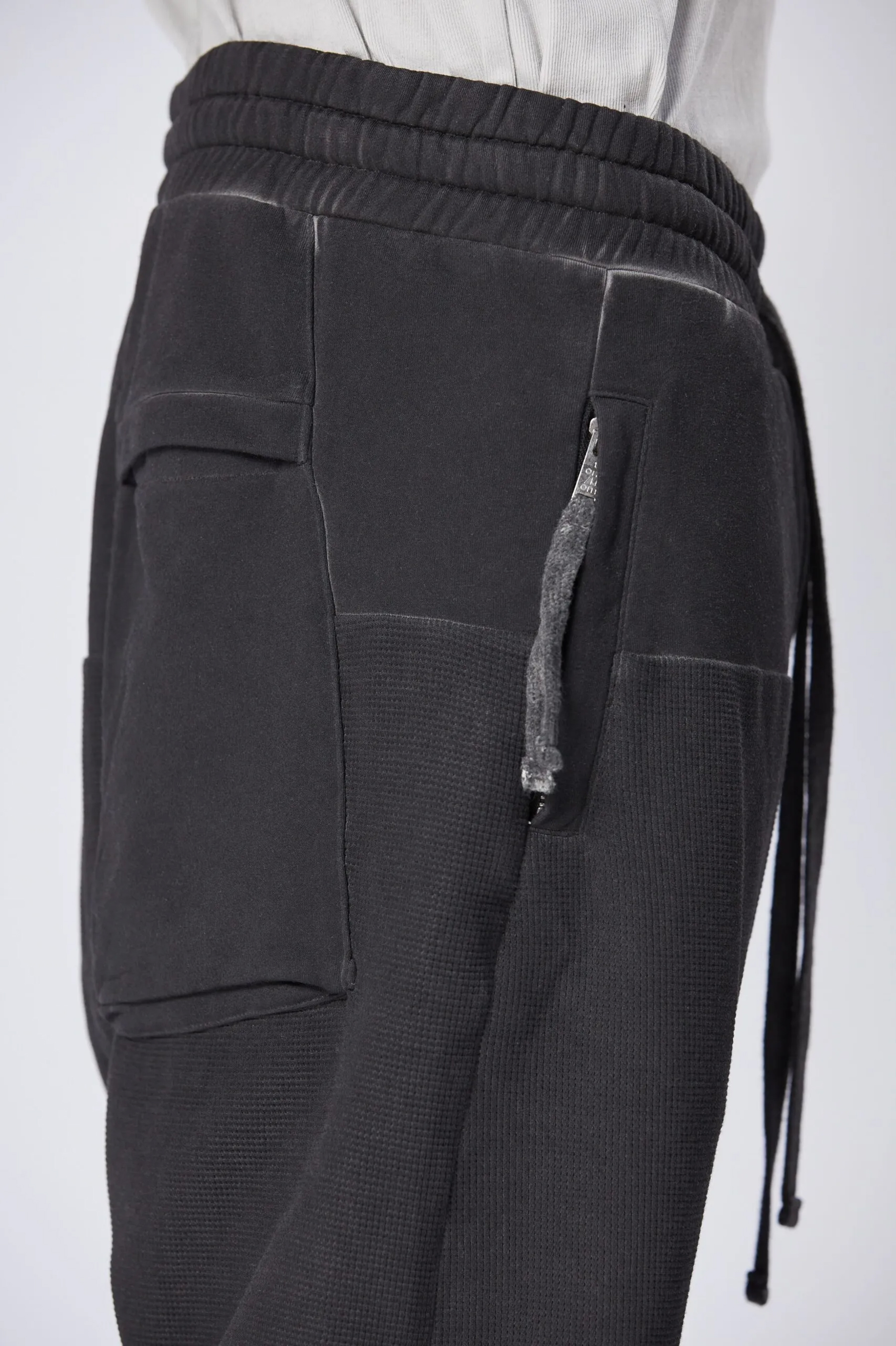 THOM KROM Drop Crotch Cotton Stretch Sweatpants