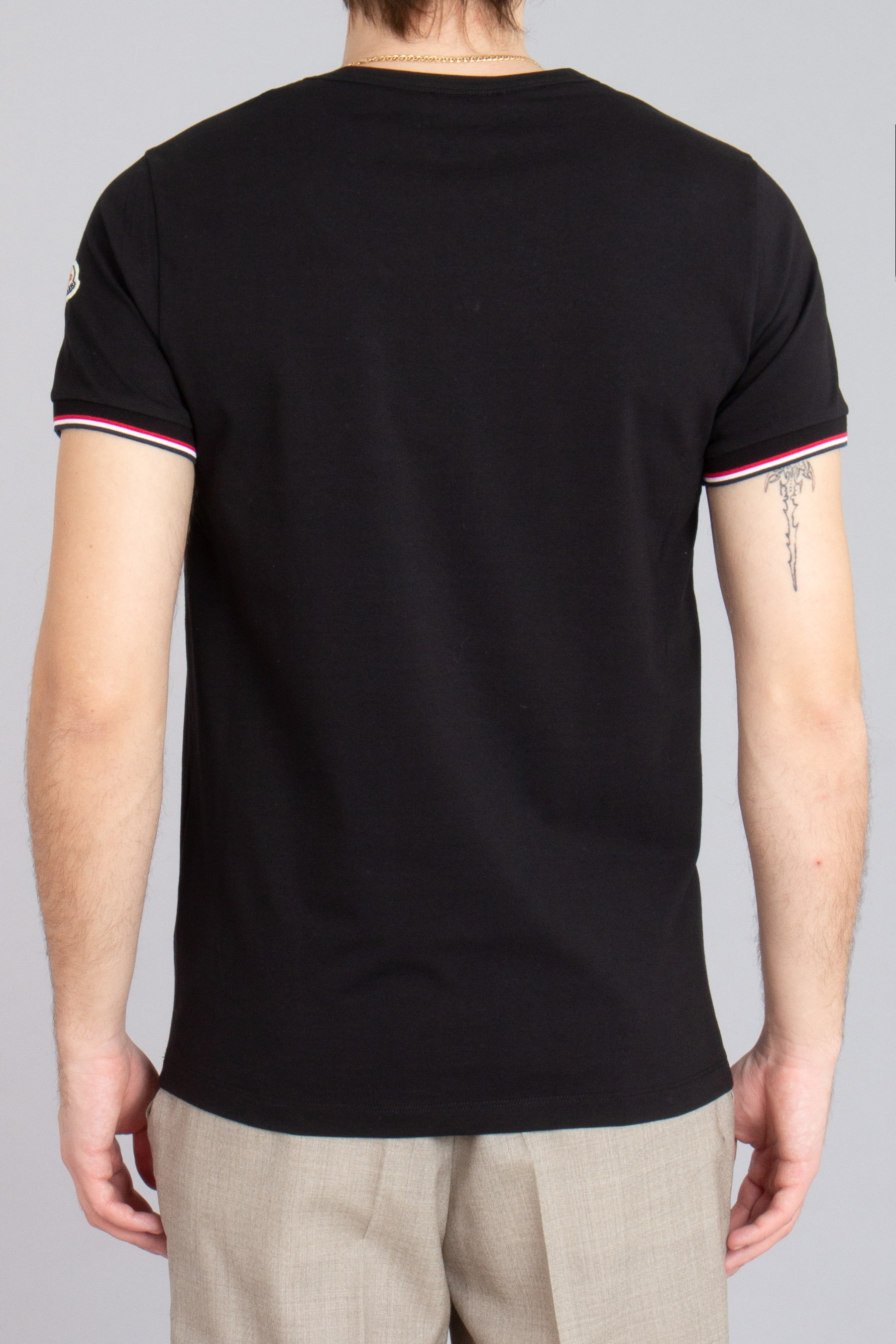 MONCLER Slim Fit Stretch Cotton Jersey T-Shirt