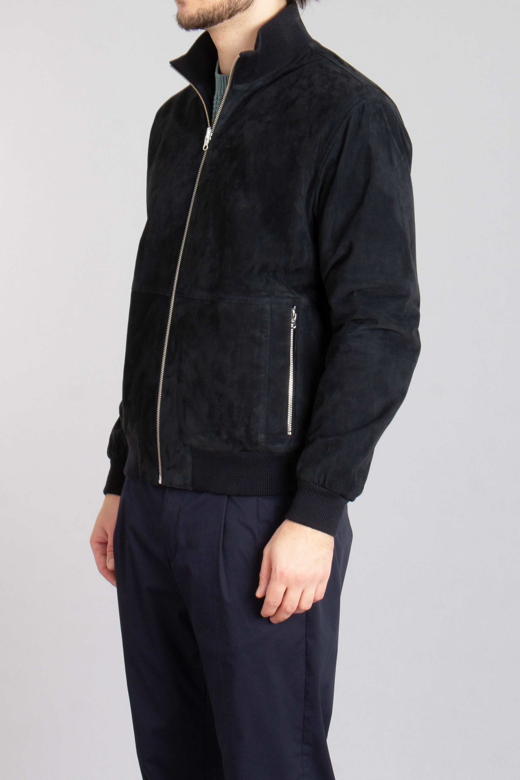 ARMA Reversible Lamb Suede Bomber Jacket Phil