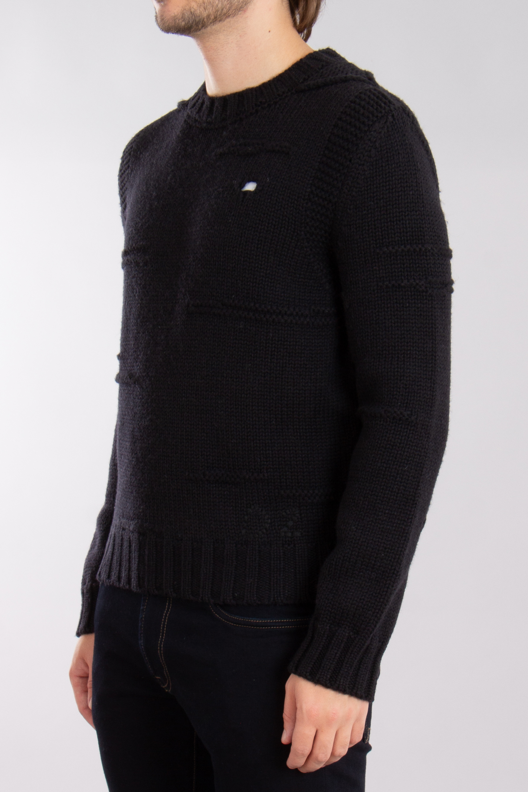 DSQUARED2 Structured Wool Knit Sweater