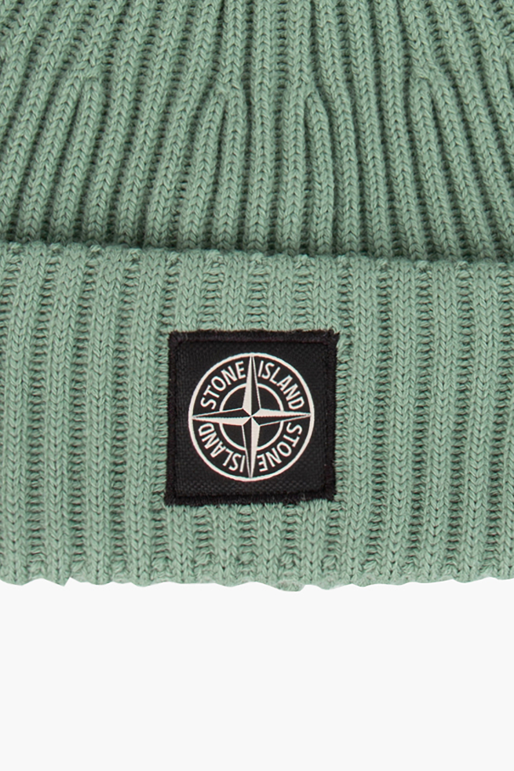 STONE ISLAND Full Rib Wool Beanie 