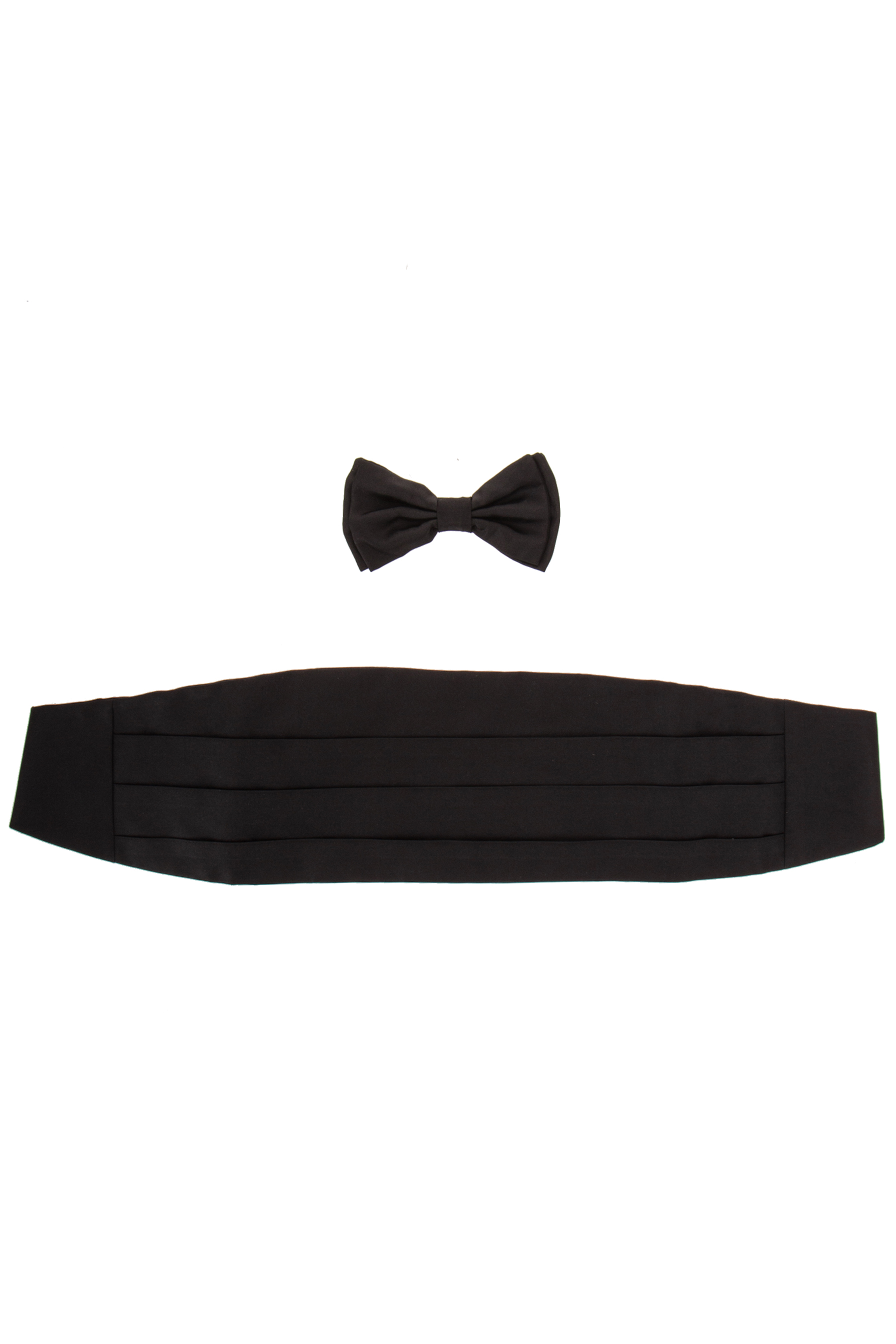 BOSS Silk Jacquard Bow Tie & Cummerbund Set