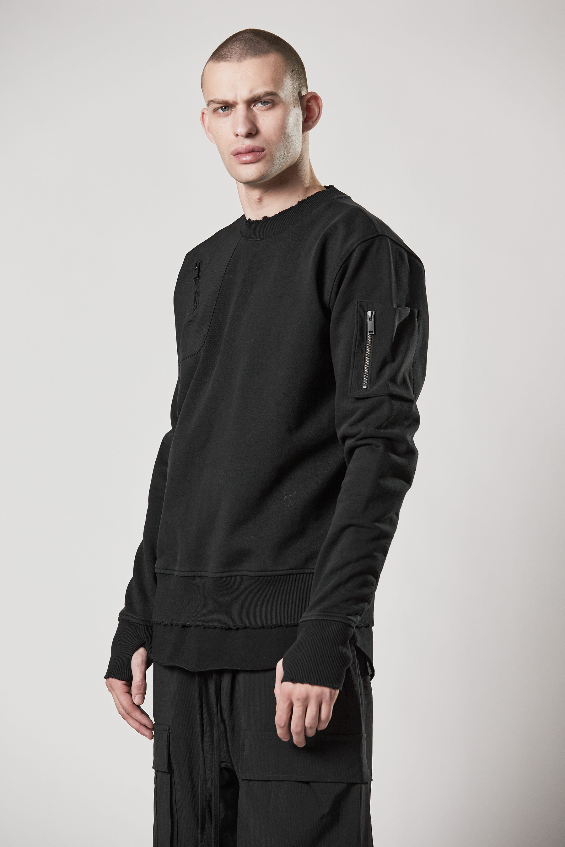 THOM KROM Cotton Crew Neck Sweatshirt