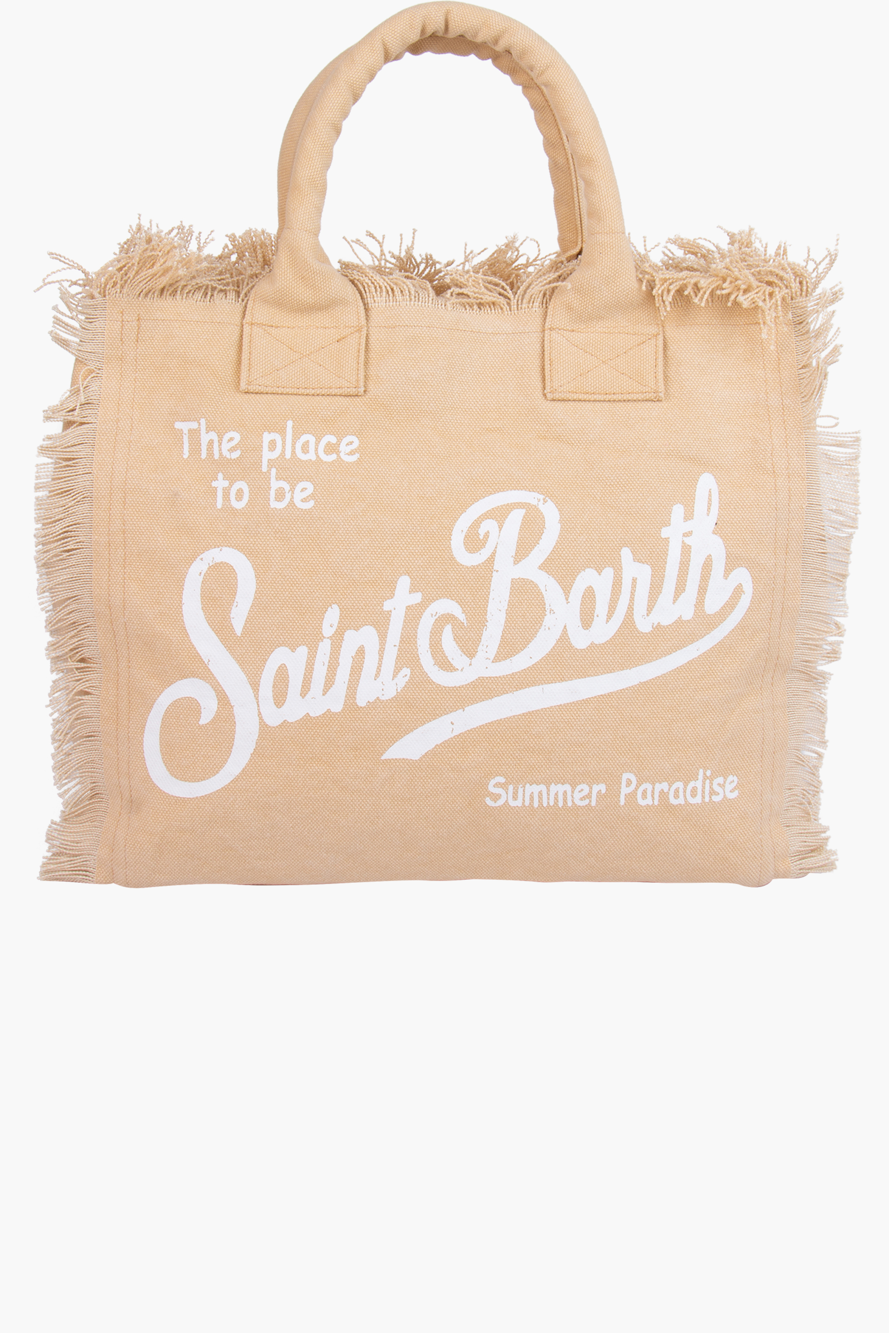 MC 2 SAINT BARTH Printed Cotton Canvas Shopper Vanity