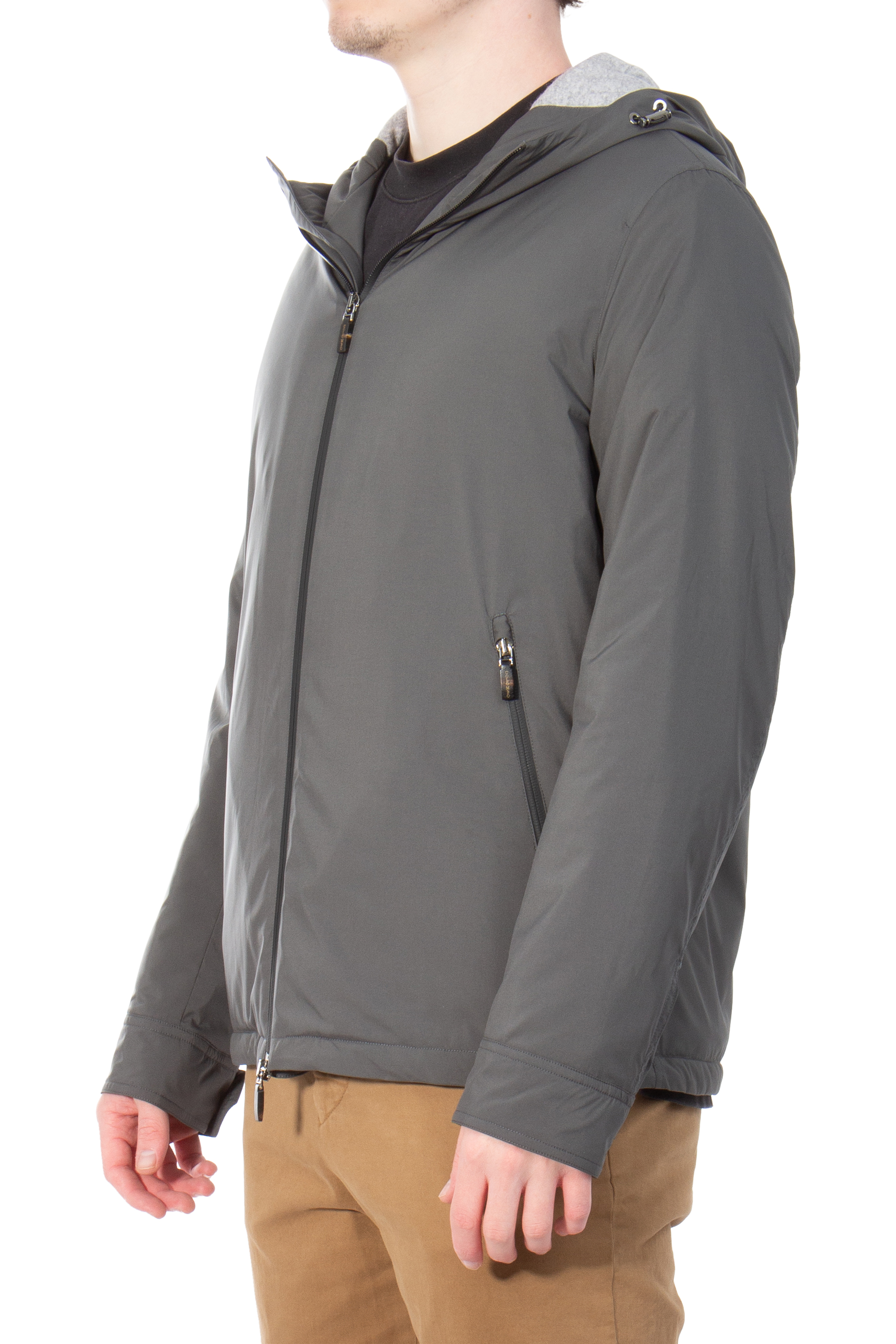 COLOMBO Hooded Technical Fabric Car Coat