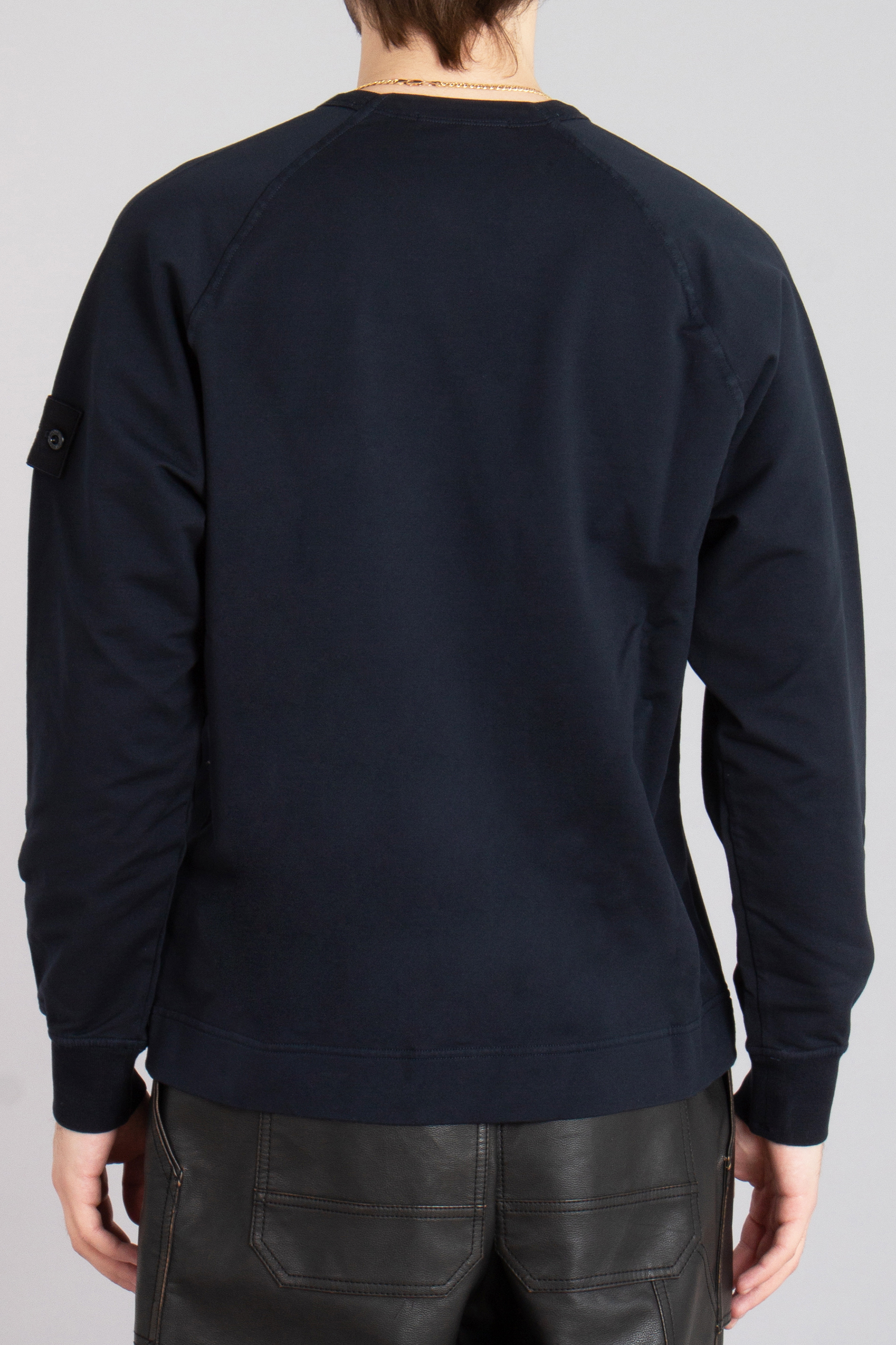 STONE ISLAND Ghost Piece Stretch Cotton Fleece Sweatshirt