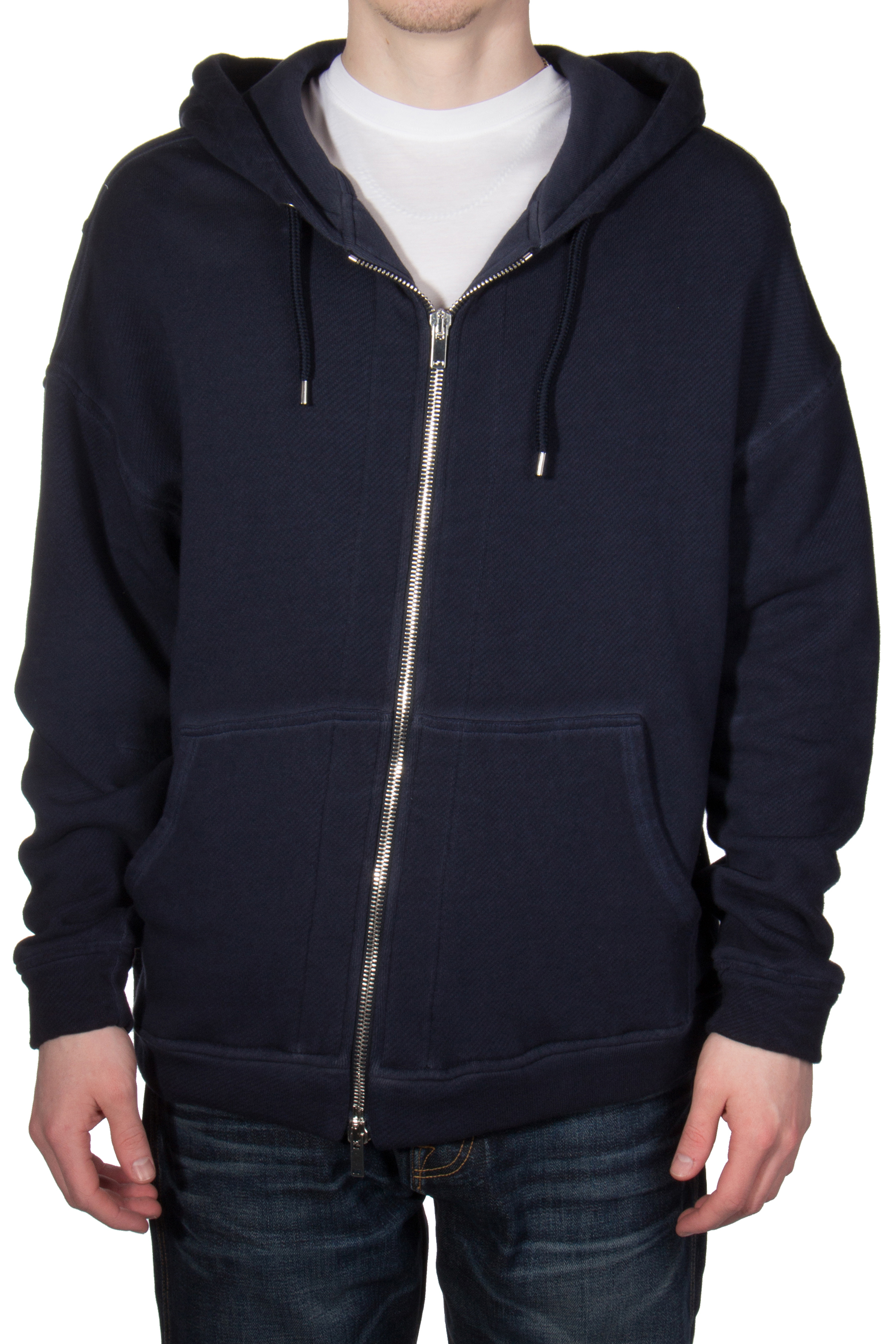 ROBERTO COLLINA Knitted Cotton Zip-Hoodie