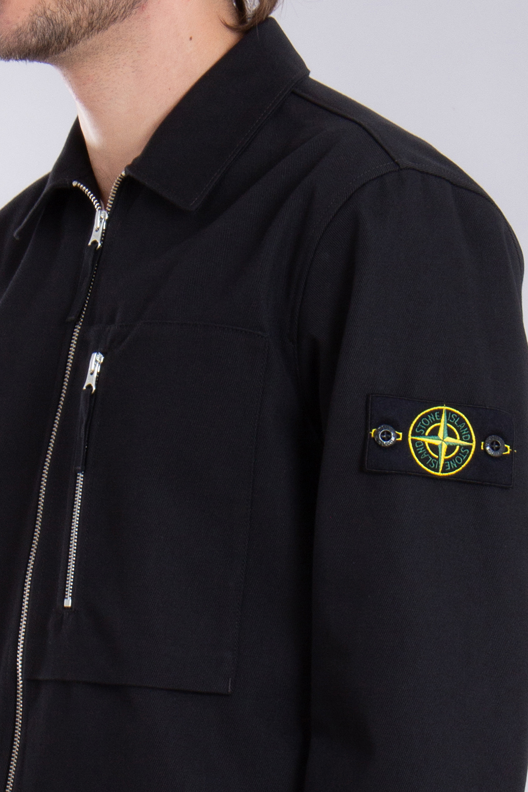 STONE ISLAND Cotton-Nylon Drill Overshirt