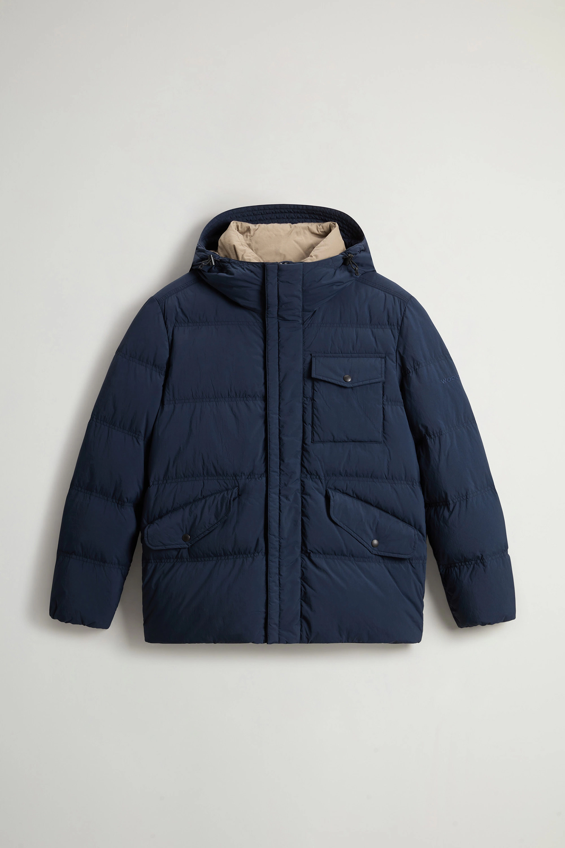 WOOLRICH Garment Dyed Nylon Puffer Jacket