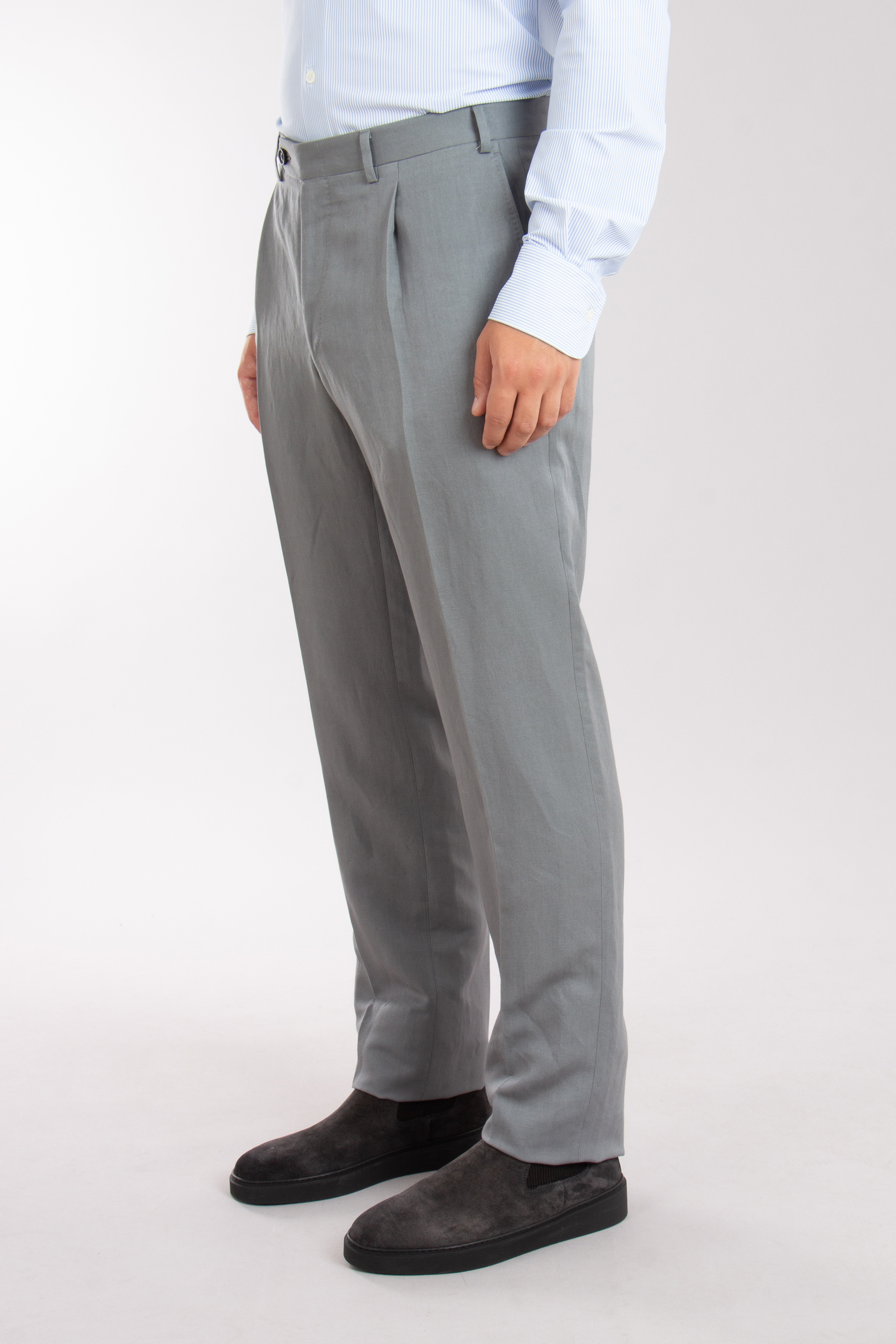 CANALI Linen-Silk Blend Pants