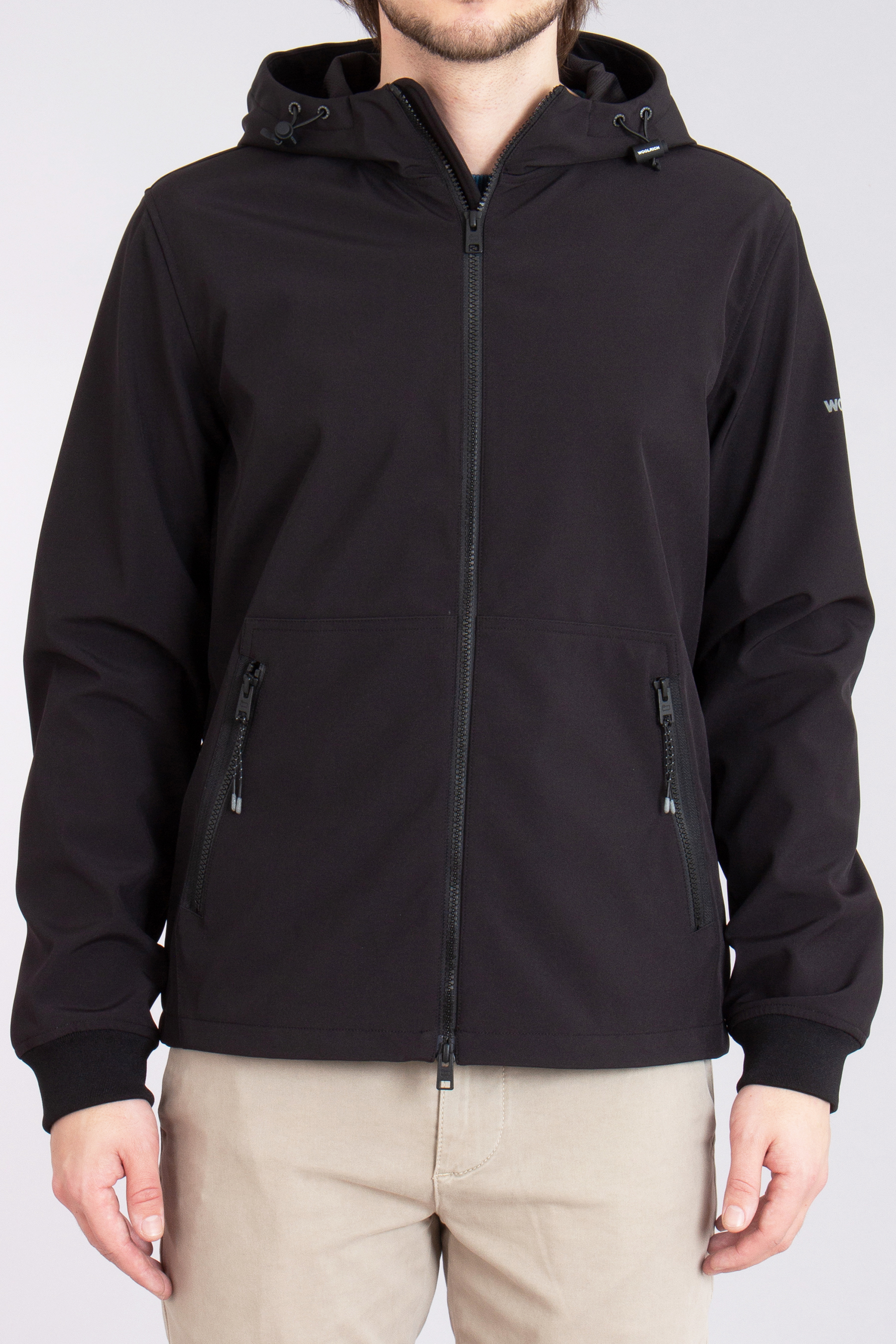 WOOLRICH Tech Soft Shell Full-Zip Hooded Jacket