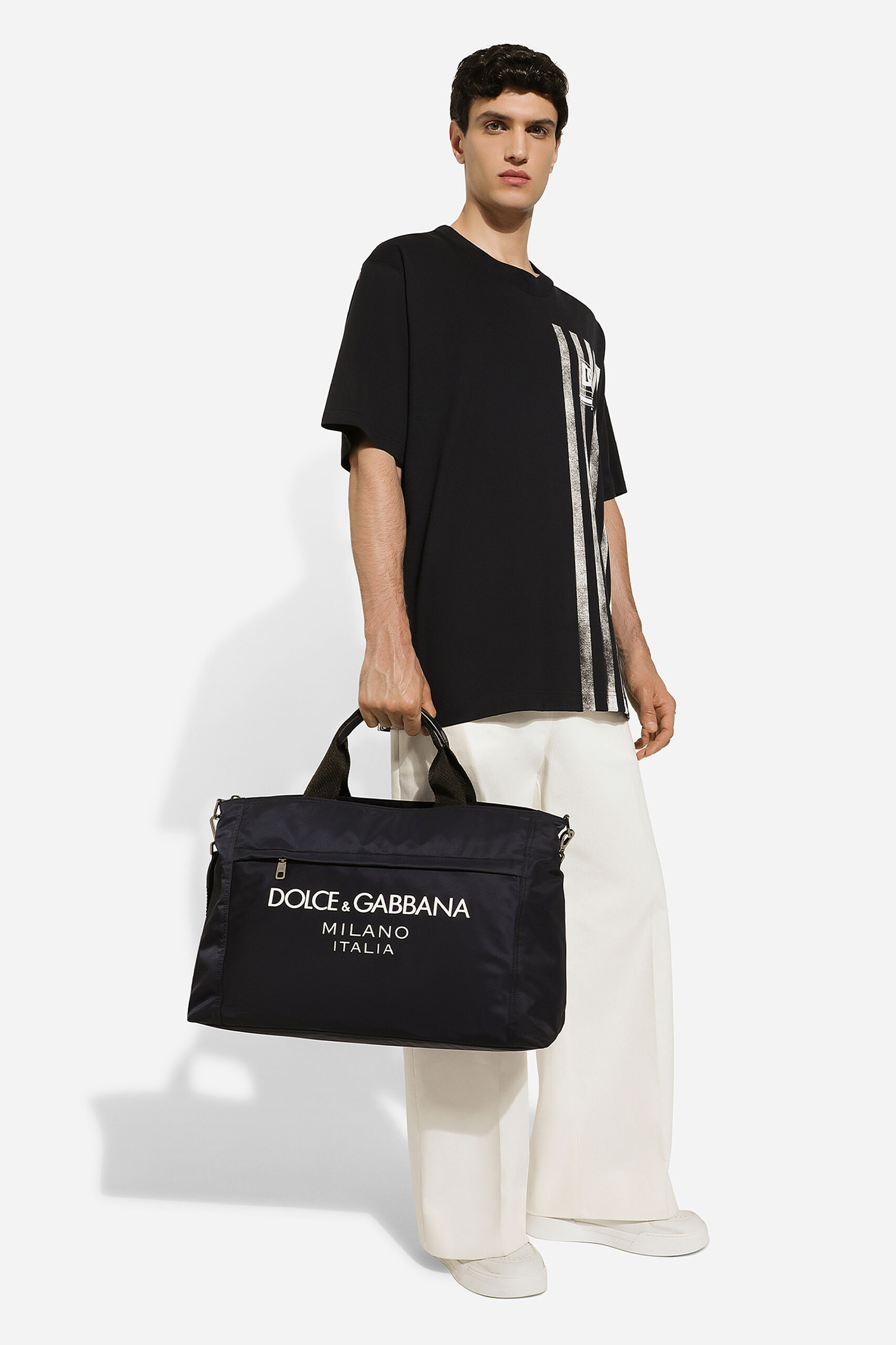 DOLCE & GABBANA Nylon Holdall Bag