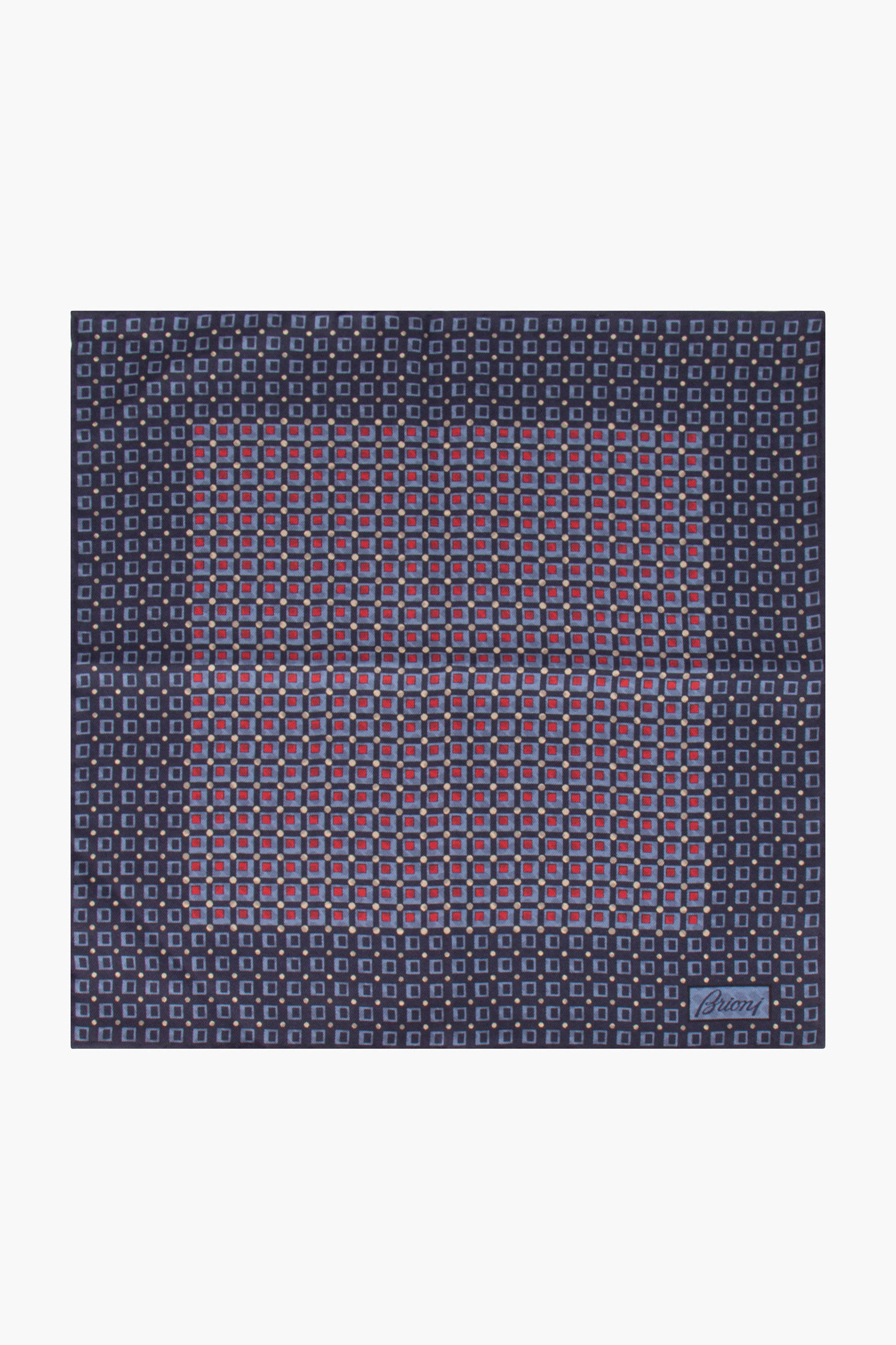 BRIONI Patterned Responsible Silk Hankerchief