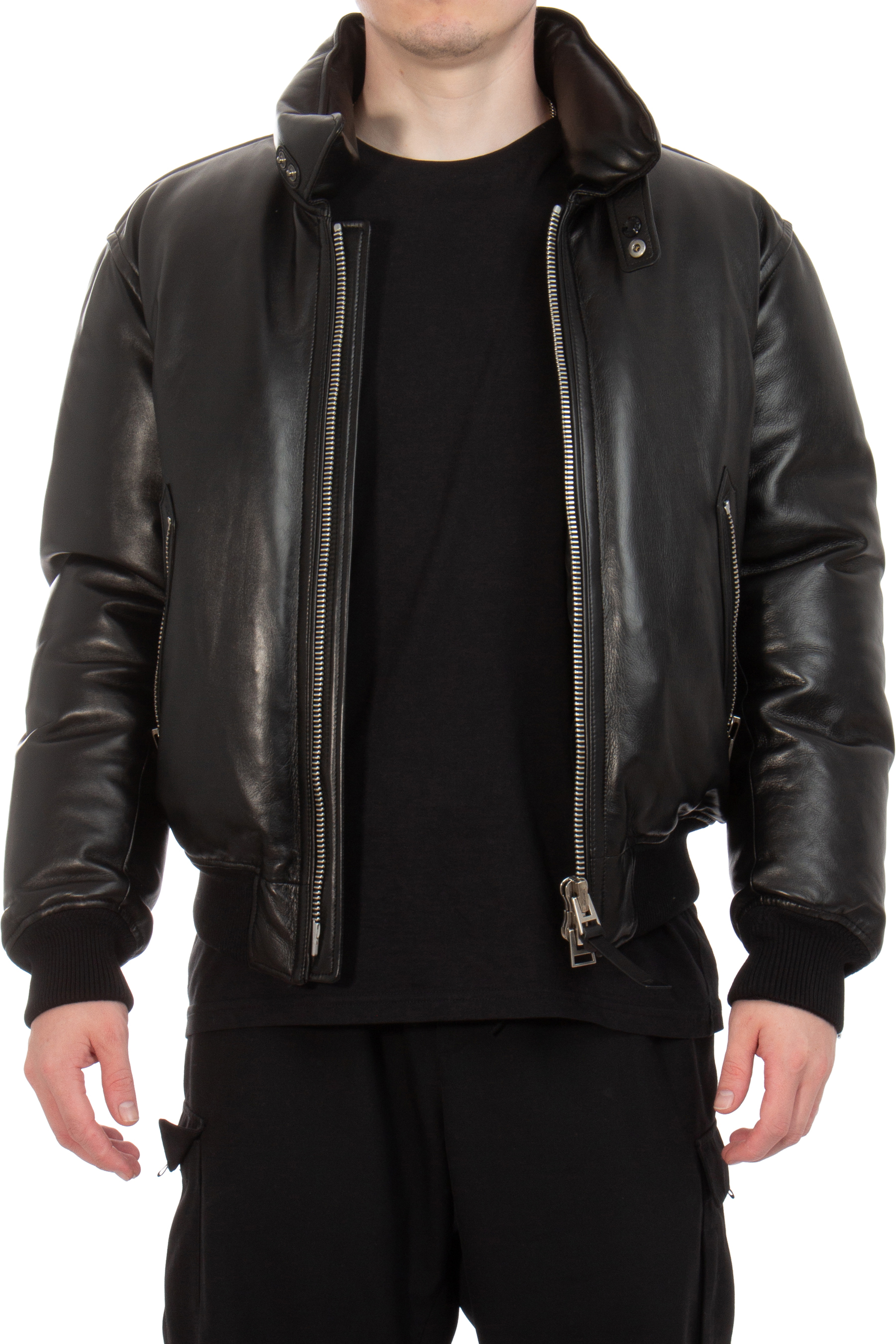 TOM FORD Shiny Nappa Plonge Down Fill Bomber