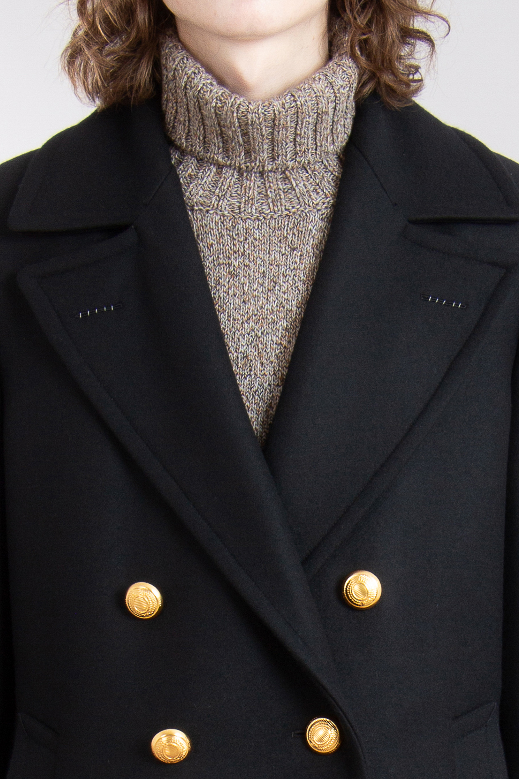 TOM FORD Double-Breasted Wool Coat