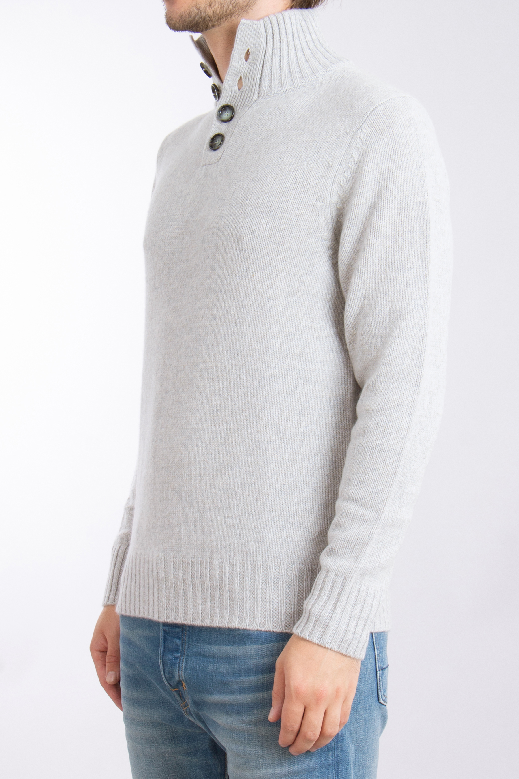 ALLUDE Cashmere Mockneck Sweater