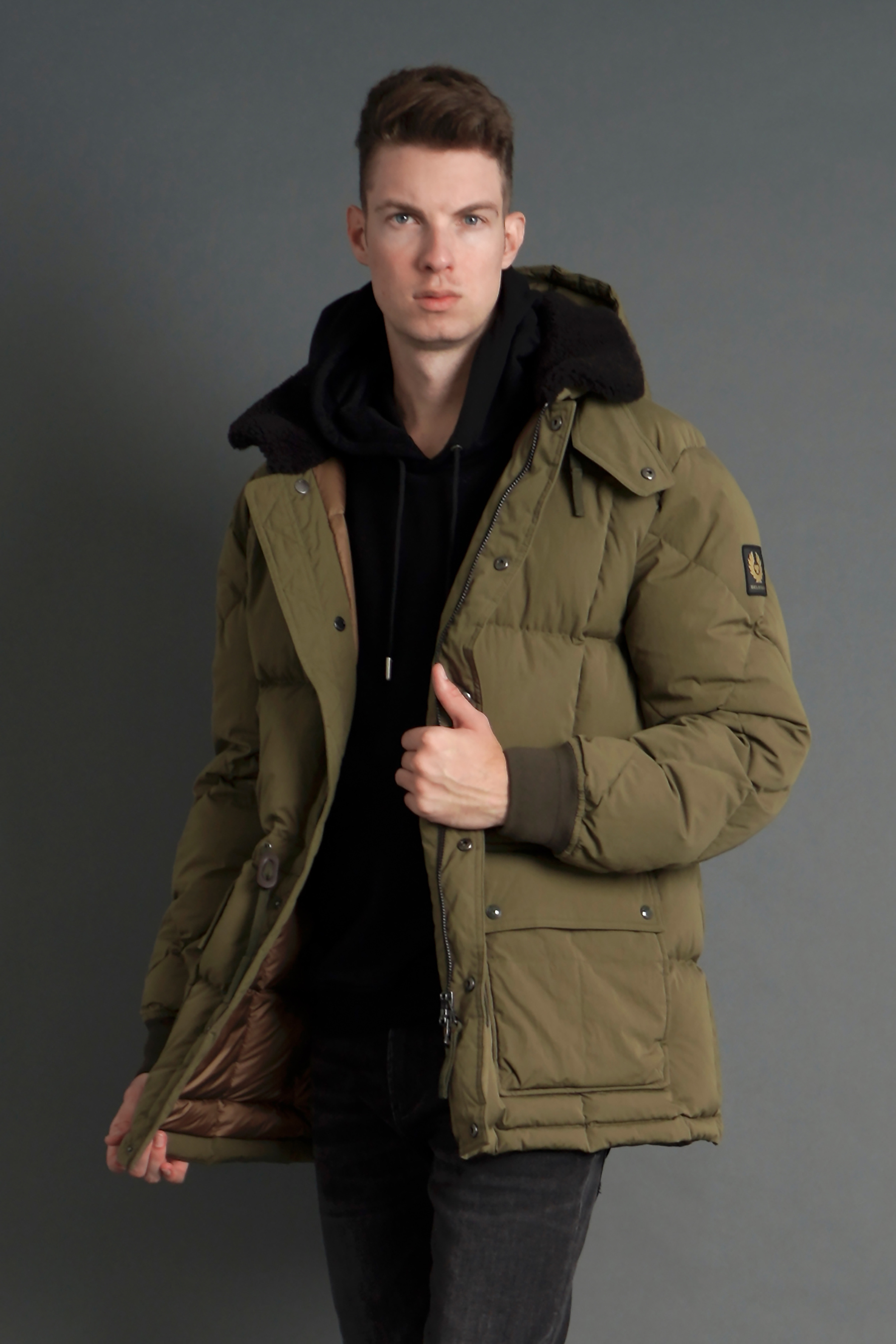 BELSTAFF Quilted Down Parka Hawthorn