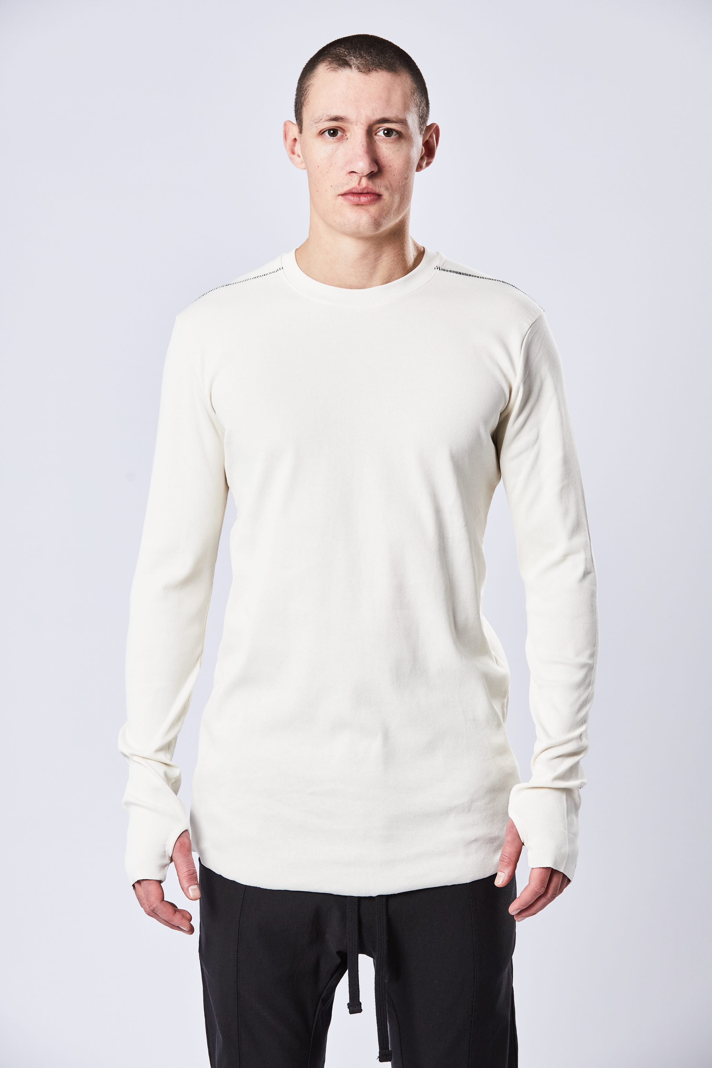 THOM KROM Ribbed Modal Stretch Longsleeve 