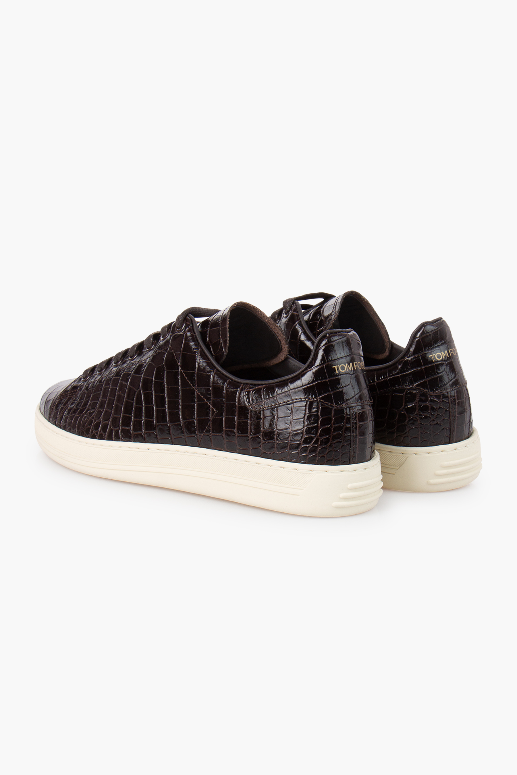 TOM FORD Printed Croc Leather Sneakers Warwick 