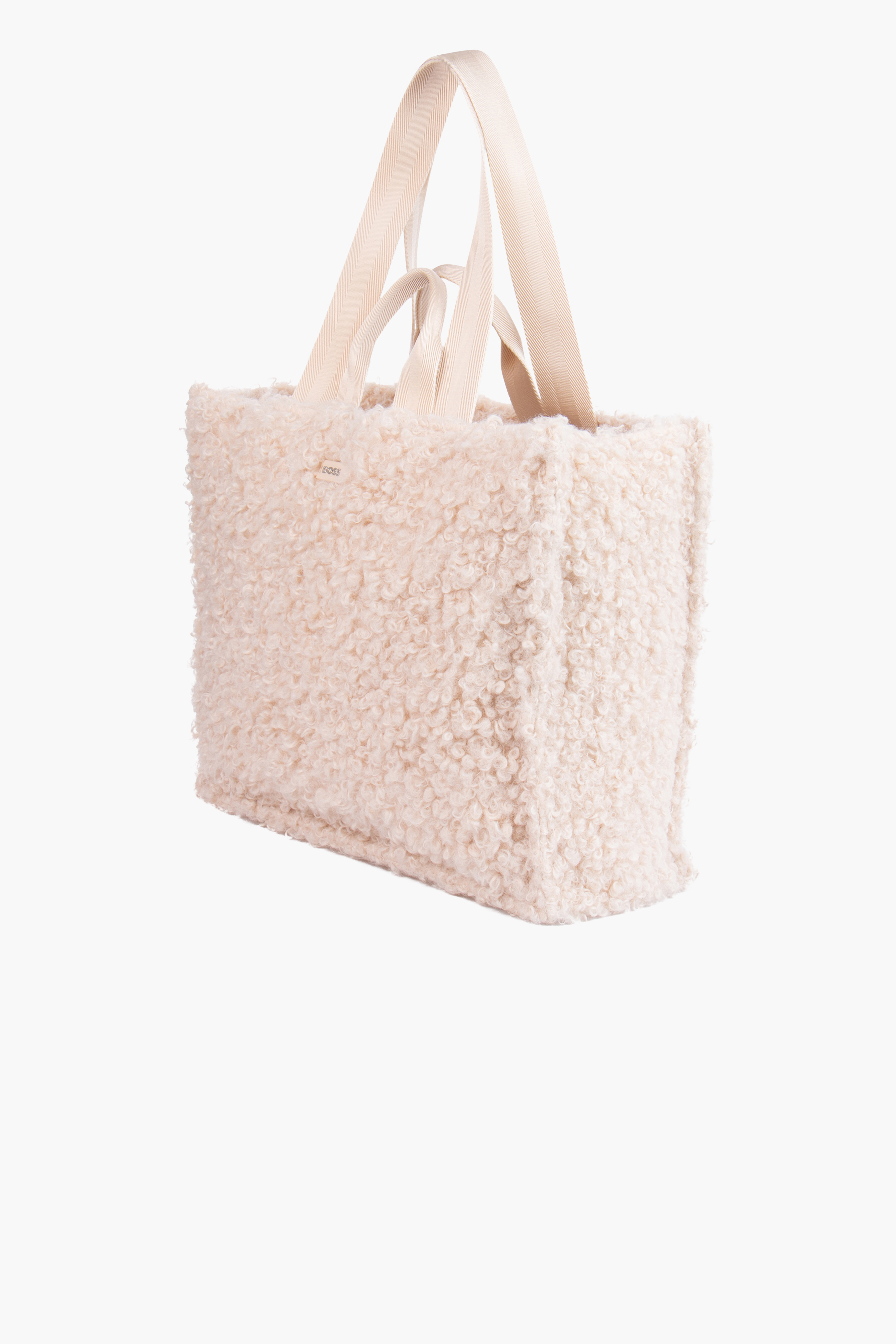 BOSS Faux Fur Tote Bag Deva