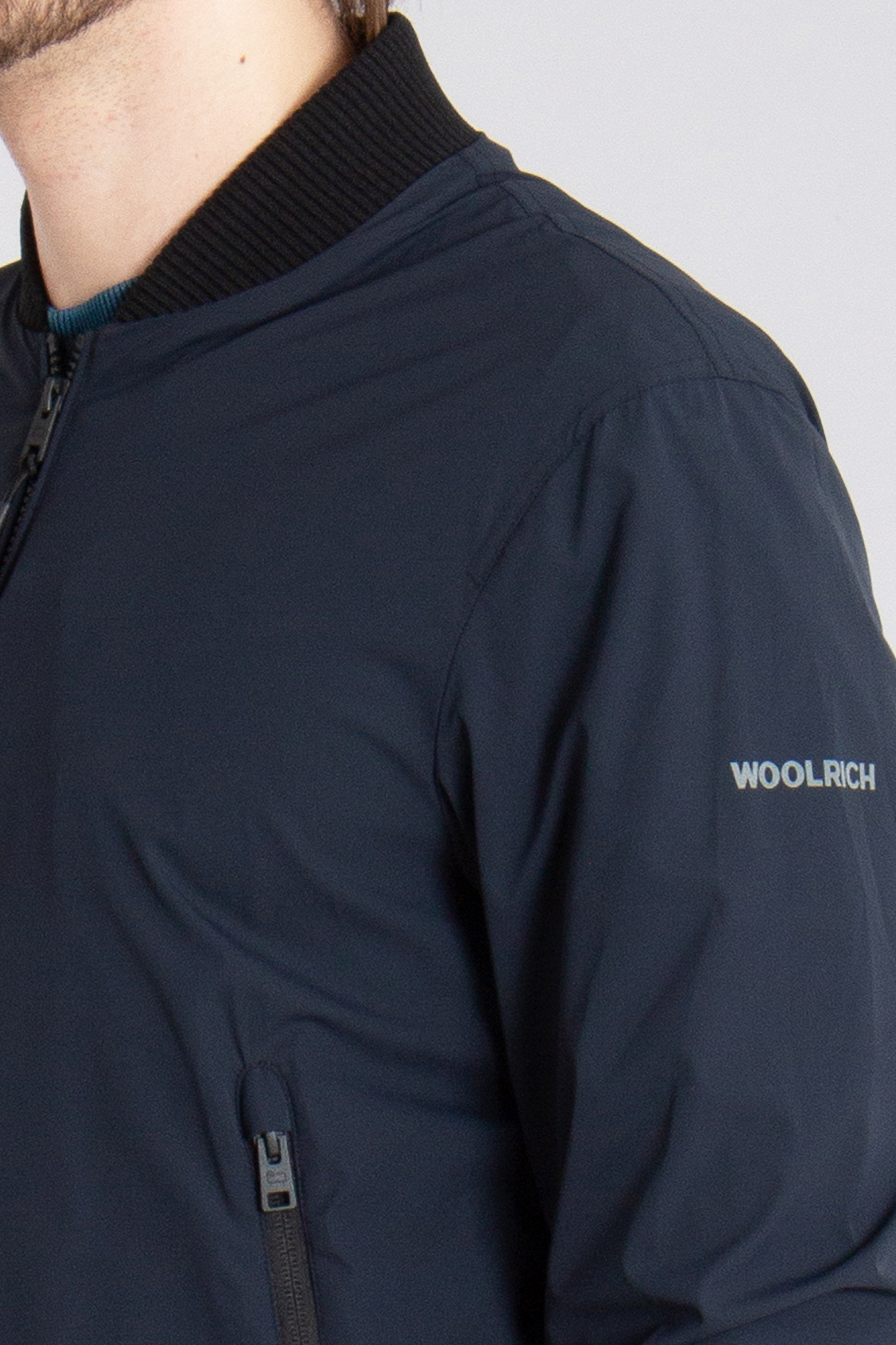 WOOLRICH Matt Stretch Bomber Jacket