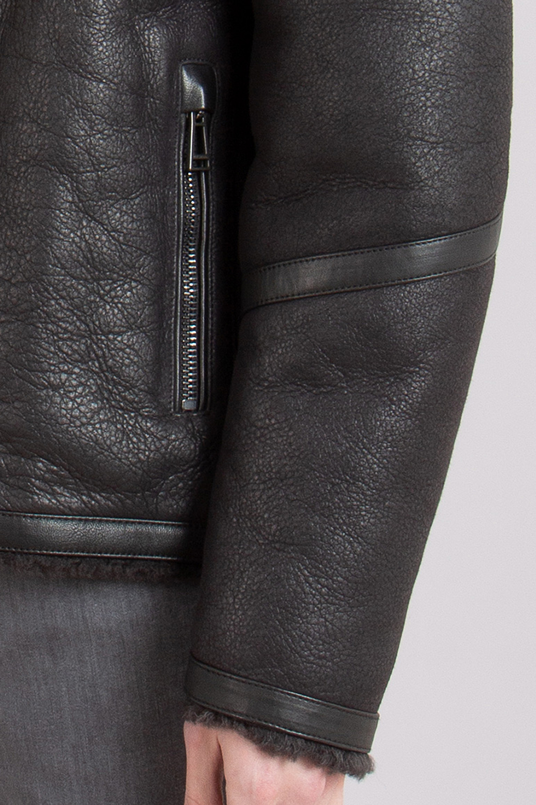 BELSTAFF Lightweight Shearling Jacket Tundra