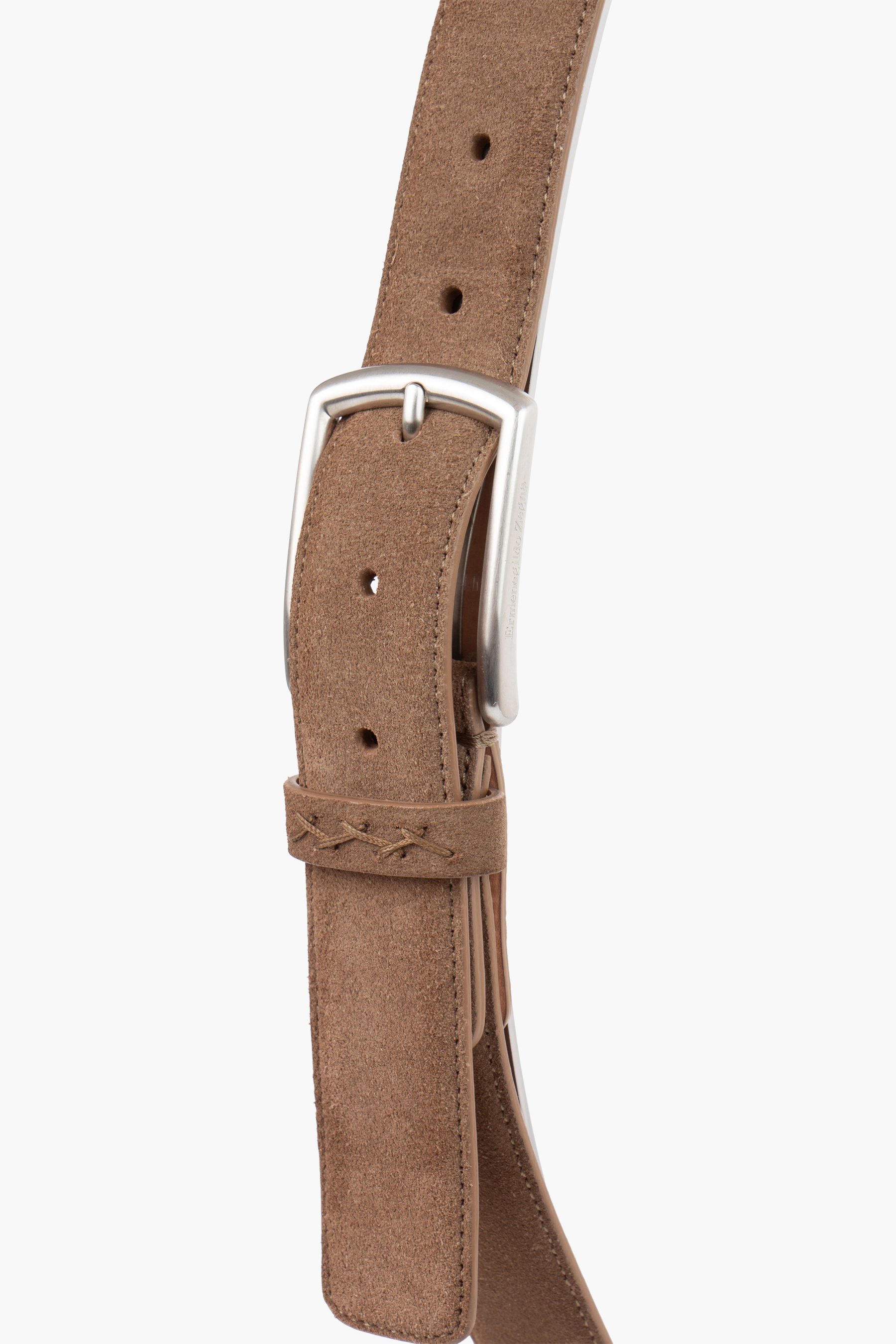 ZEGNA Nubuk Leather Belt