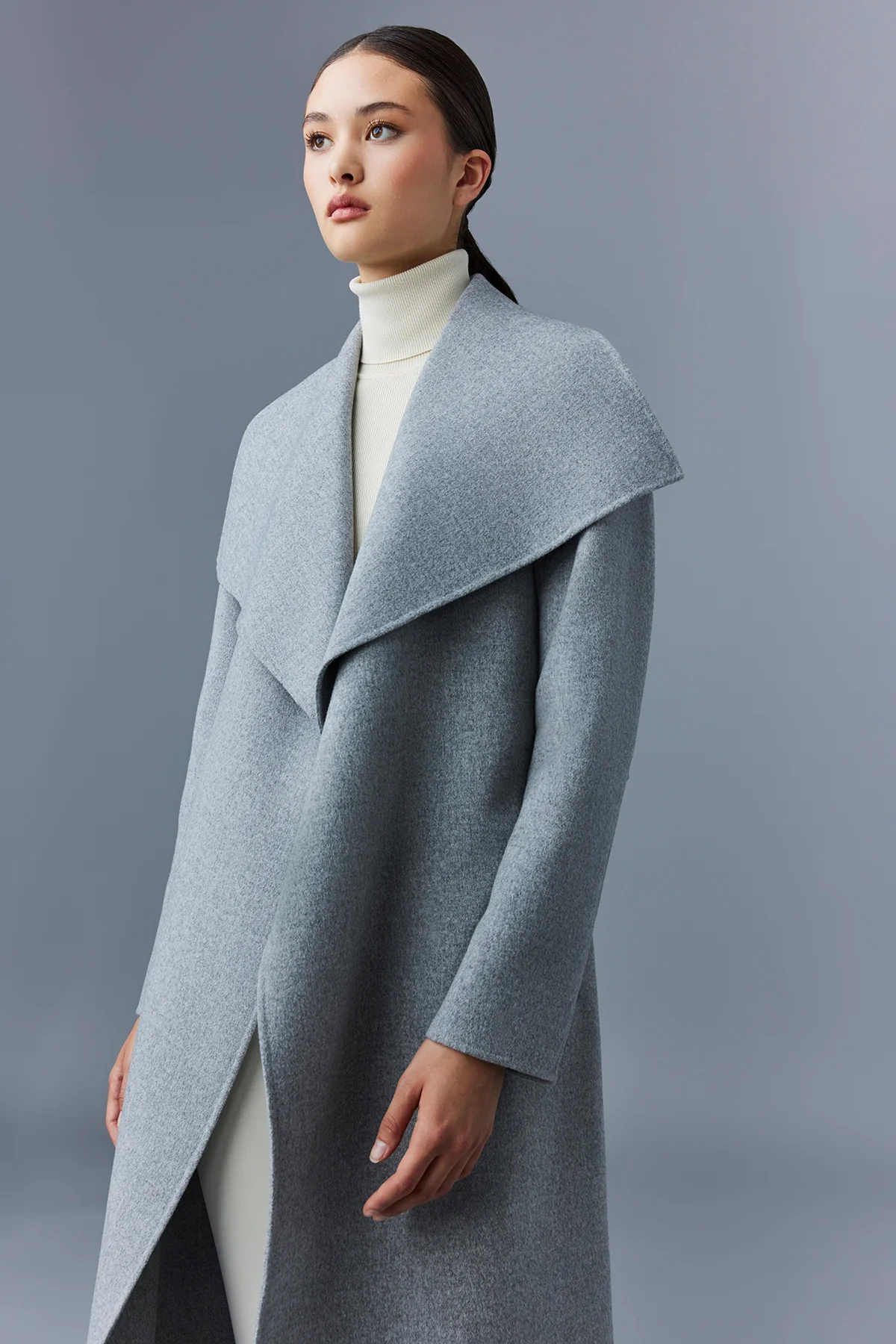 MACKAGE Double-Face Wool Wrap Coat Mai-Cn