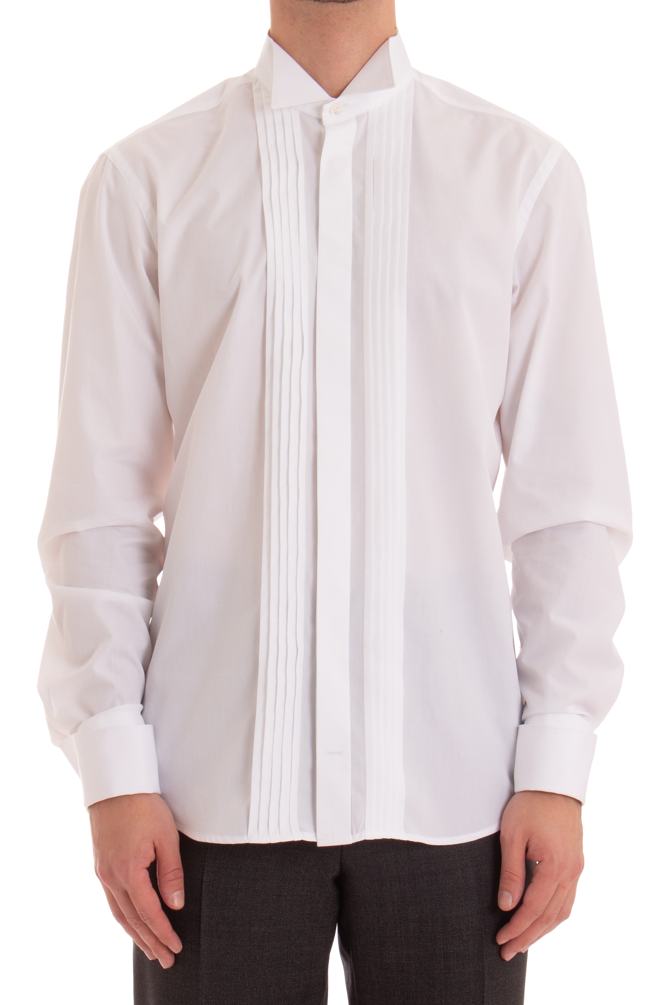 VAN LAACK Cotton Tuxedo Shirt