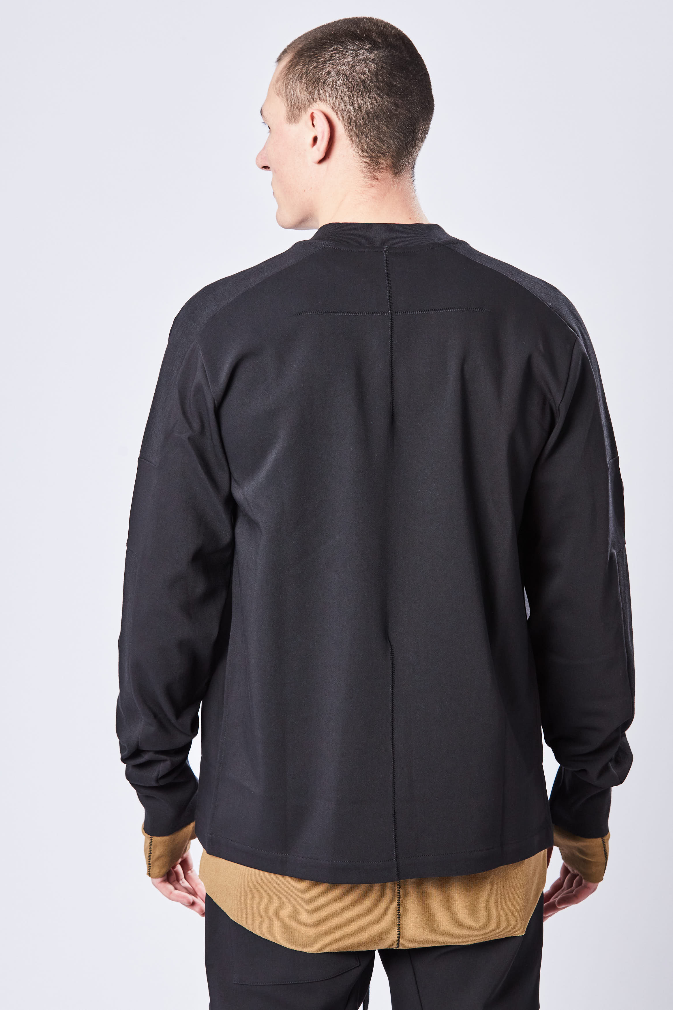 THOM KROM Bomber Collar Overshirt