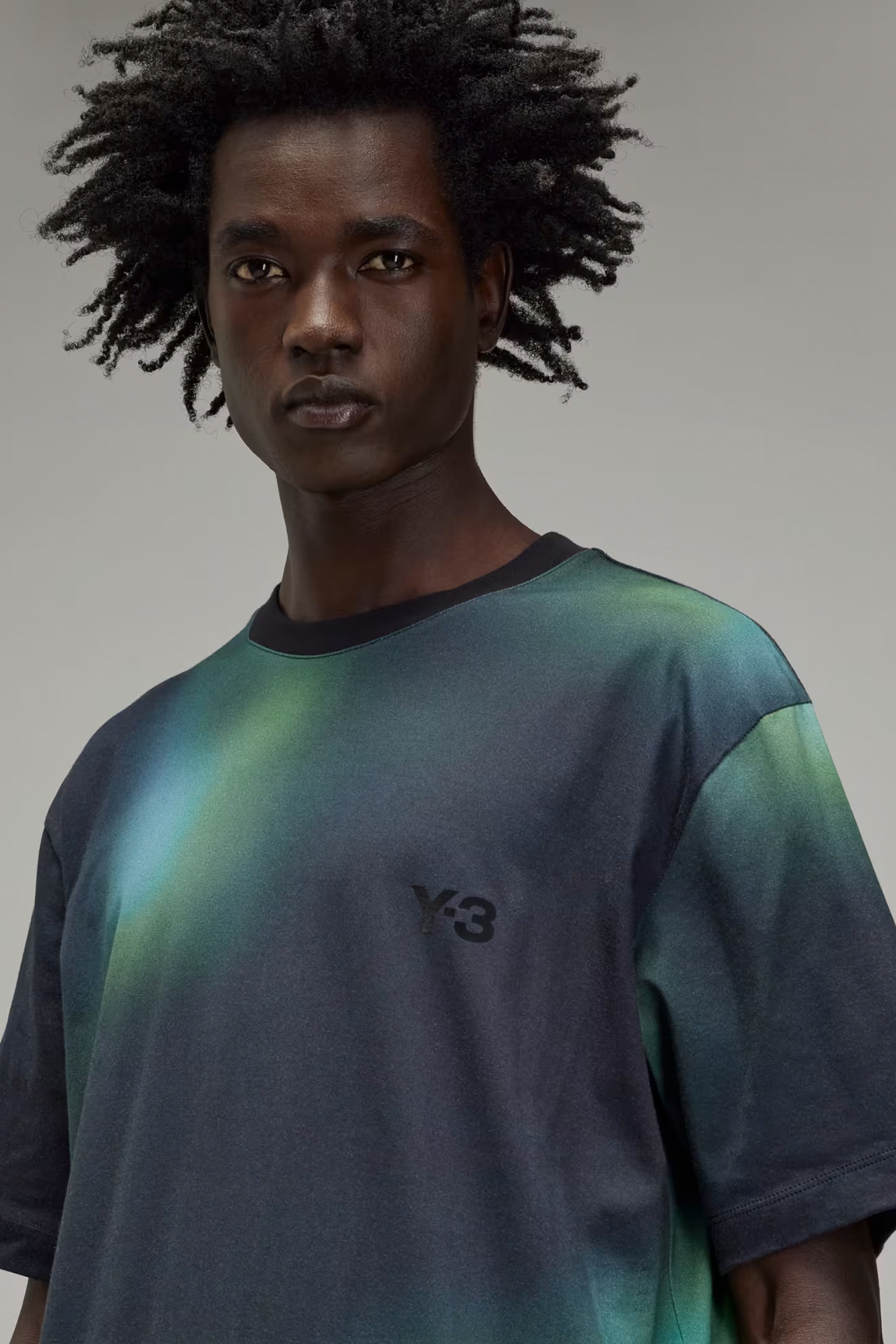 Y-3 Regular Cotton Jersey AOP T-Shirt