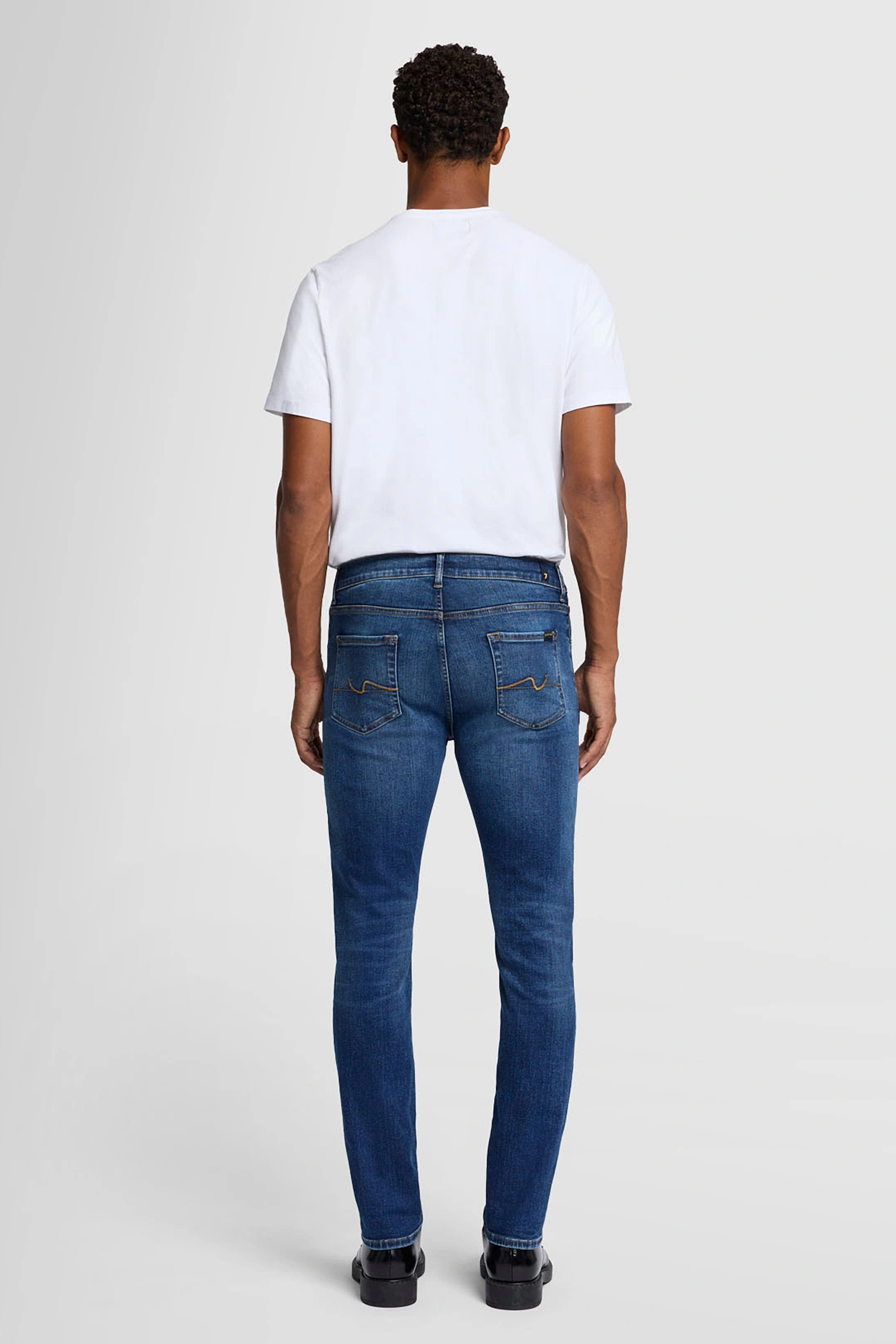 7 FOR ALL MANKIND Luxe Performance Denim Jeans Slimmy Tapered