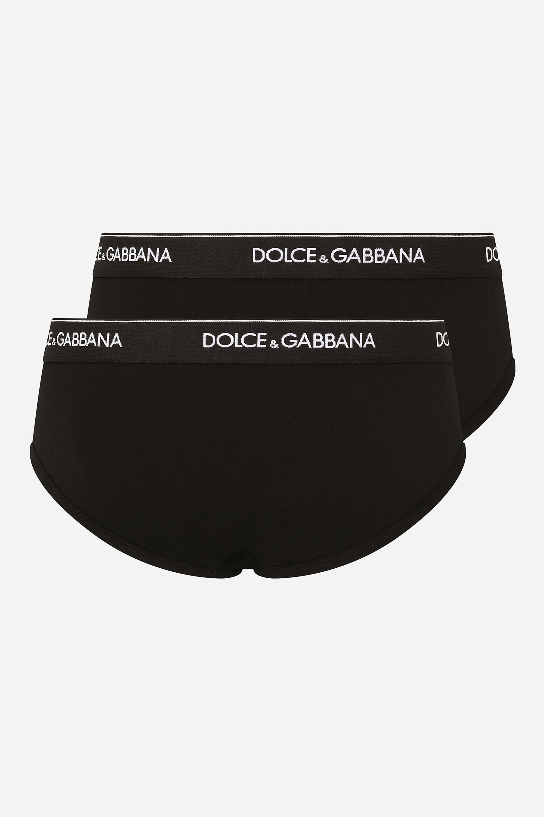 DOLCE & GABBANA 2-Pack Cotton Stretch Jersey Mid-Rise Briefs