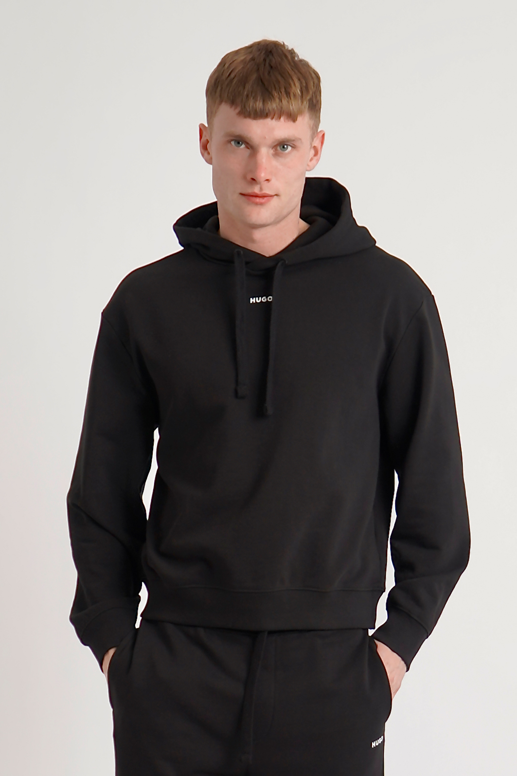 HUGO Cotton Hoodie Dapo 