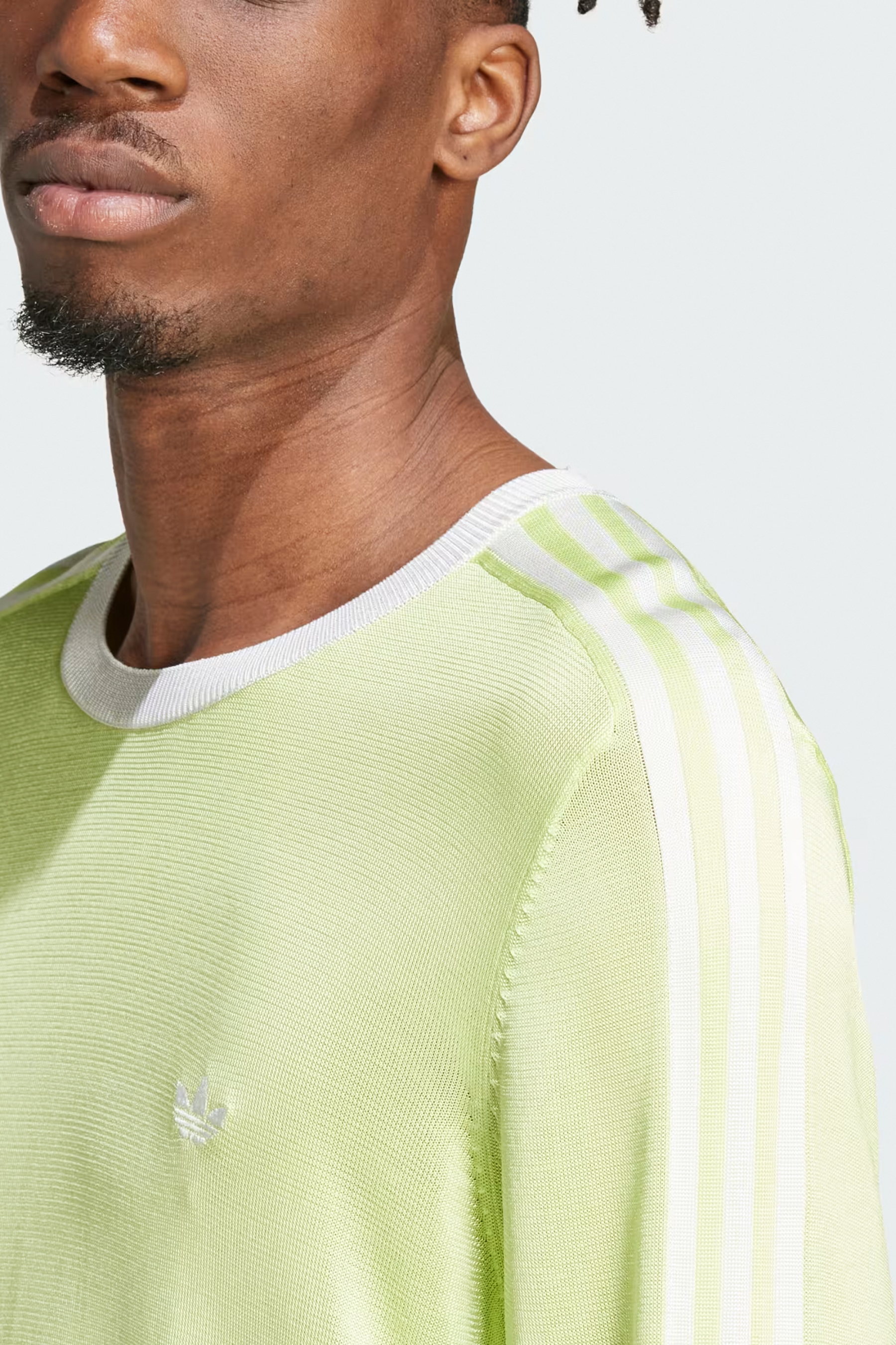 ADIDAS X Wales Bonner Viscose Blend Knit Long Sleeve T-Shirt