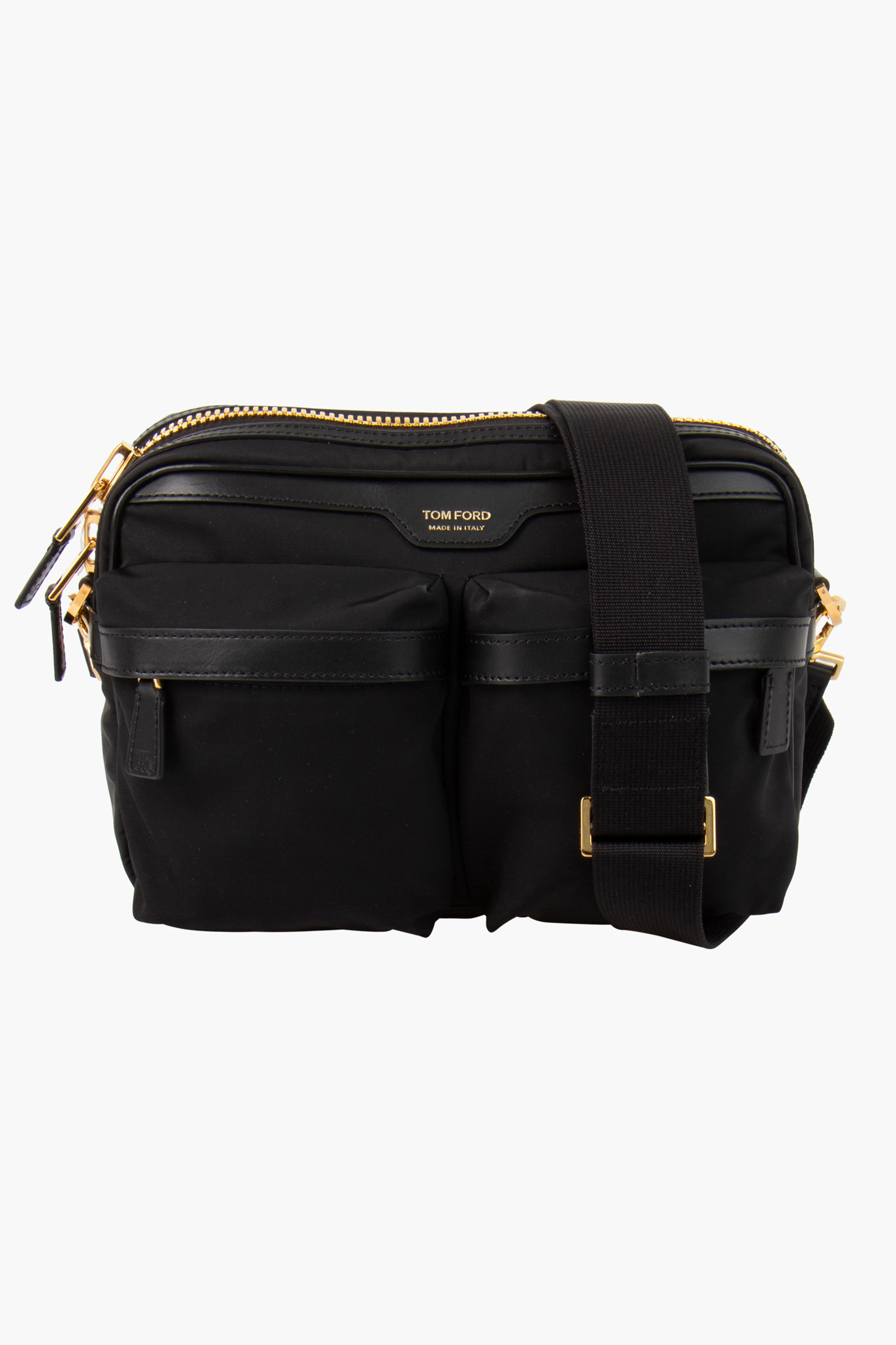 TOM FORD Recycled Nylon Utility Messenger Bag