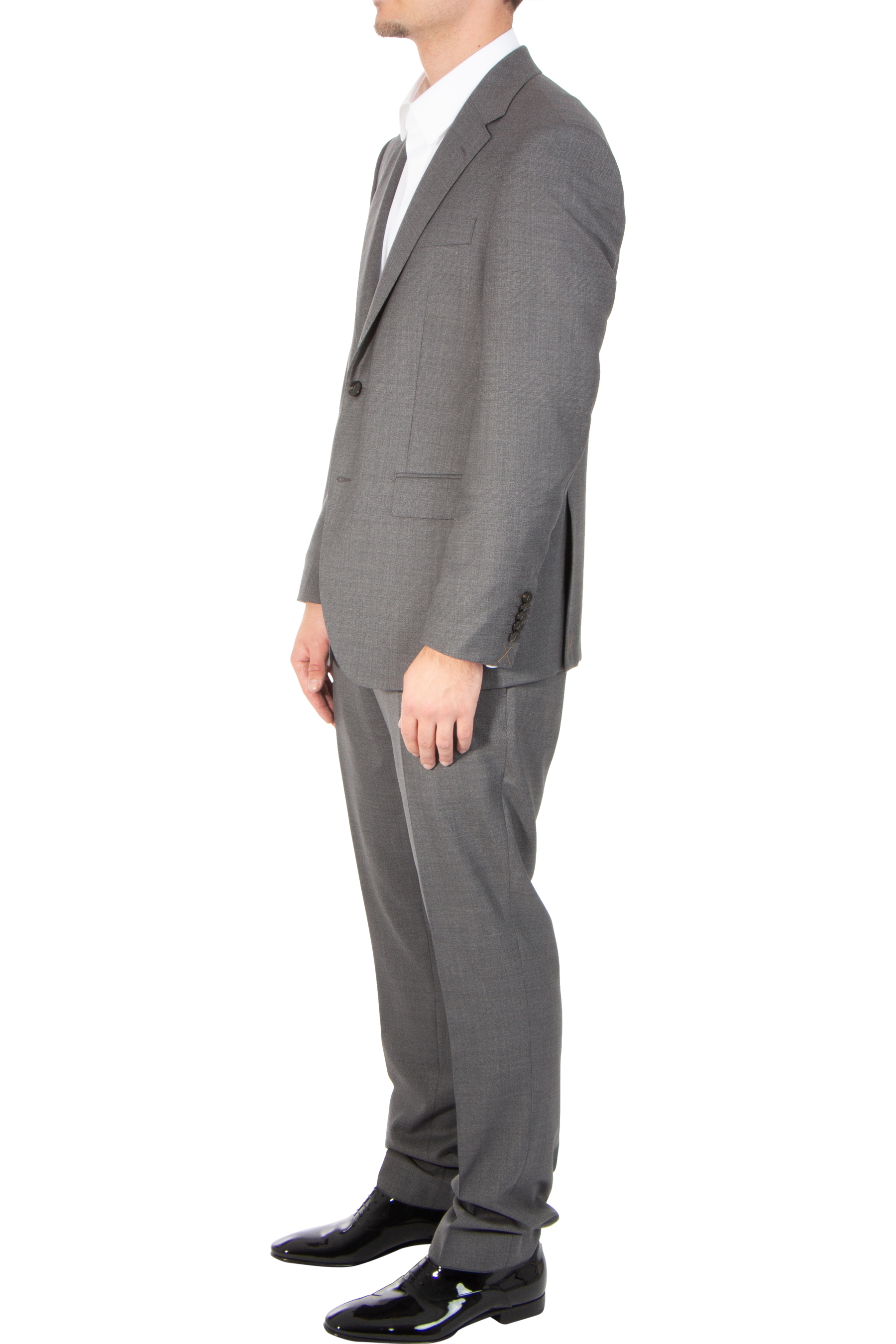 BOSS Patterned Virgin Wool Suit L-Jarrod