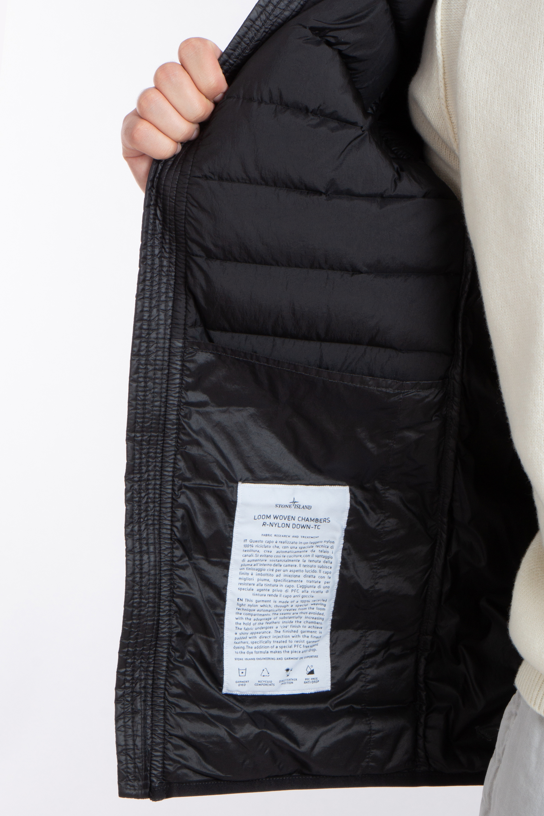 STONE ISLAND Hooded Recycled Nylon Down-TC Jacket