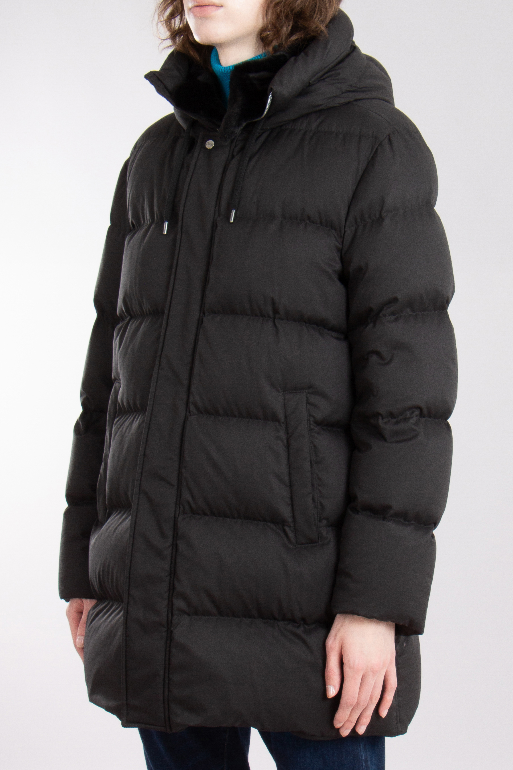 HERNO Arendelle & Faux Fur Down Jacket