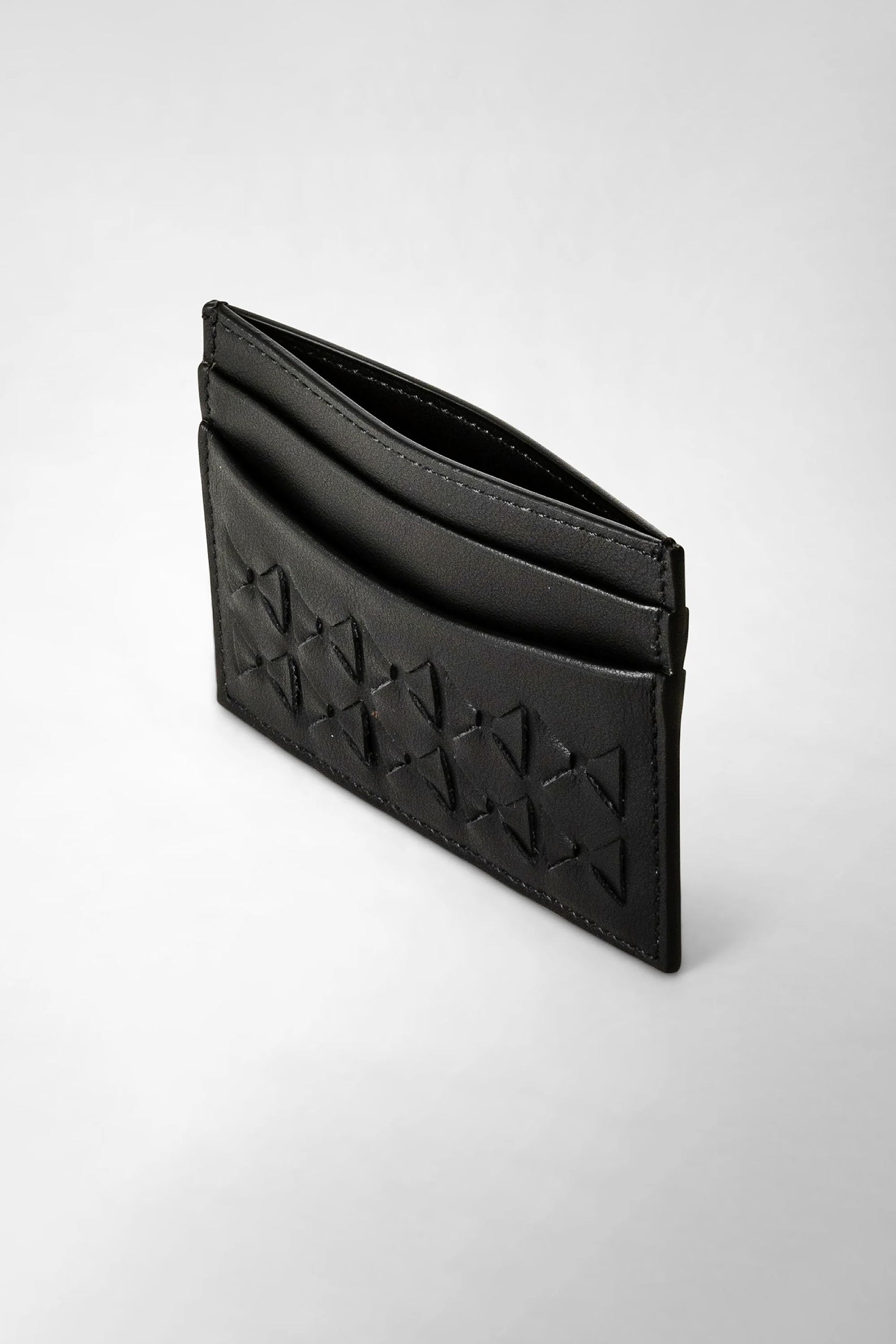 SERAPIAN Mosaico Leather Card Holder